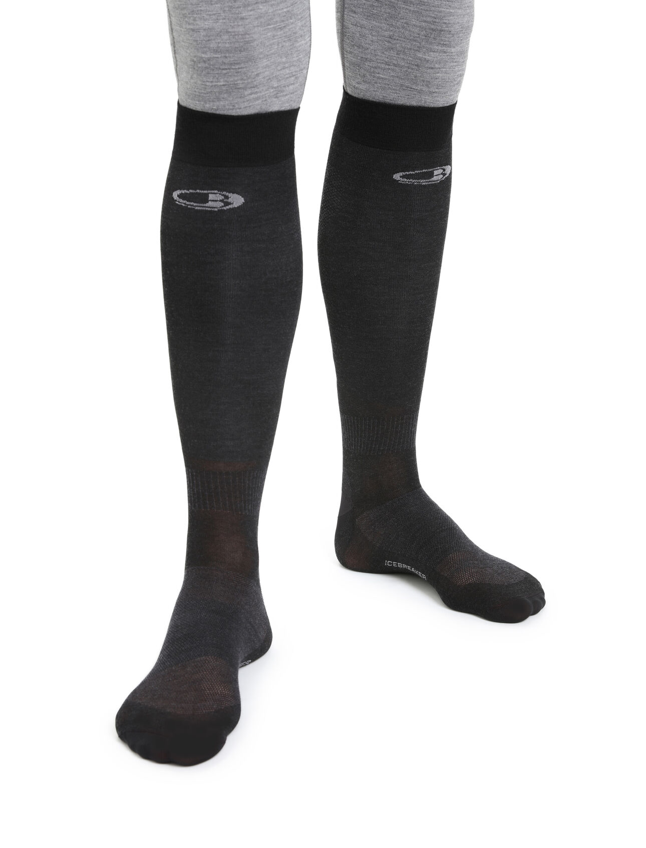 Merino Snow Liner Over the Calf Socks