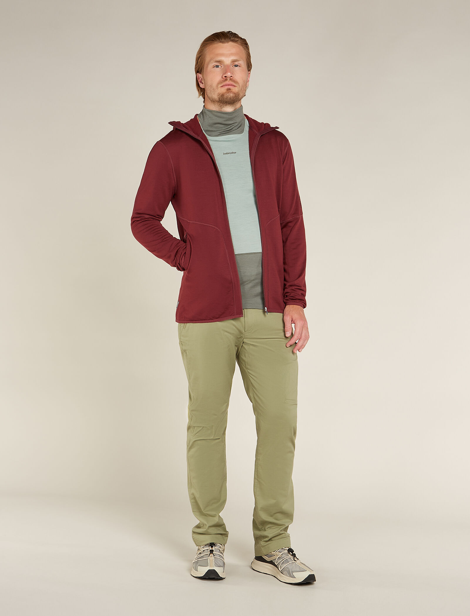 Men's Merino 560 Realfleece™ Elemental Long Sleeve Zip Hoodie