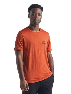 Merino Tech Lite kurzärmliges T-Shirt mit Rundhalsausschnitt Caravan Life