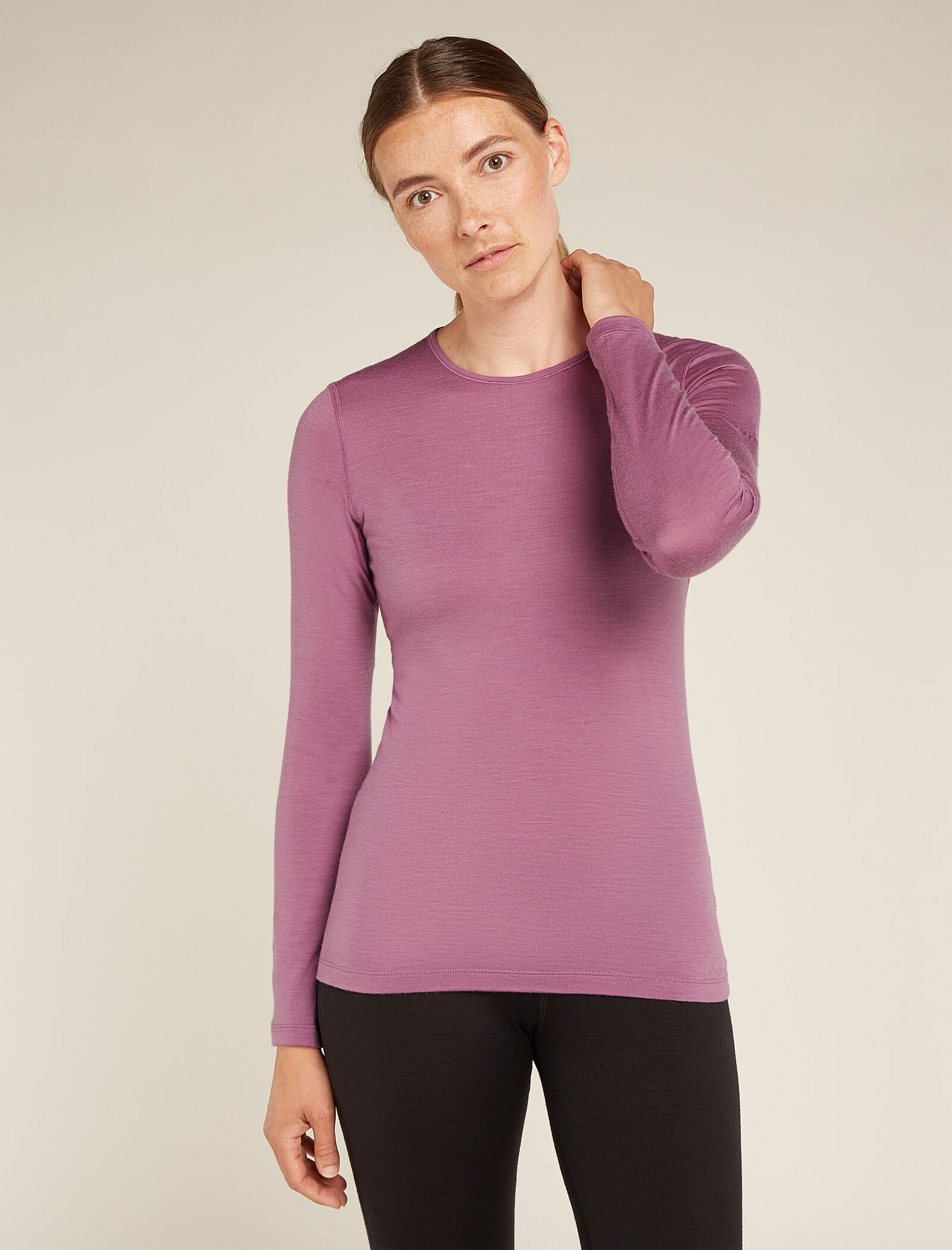 Women s Merino 200 Oasis Long Sleeve Crewe Thermal Top