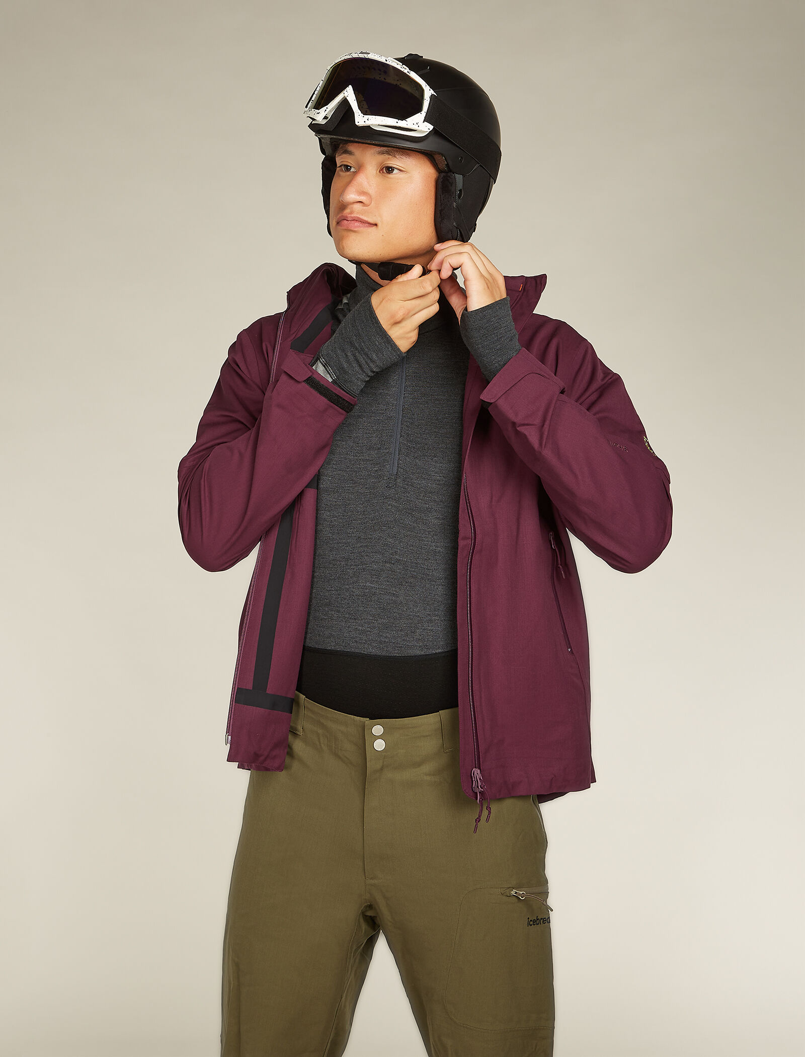 260 ZoneKnit Merino Long Sleeve Half Zip Thermal Top Icebreaker