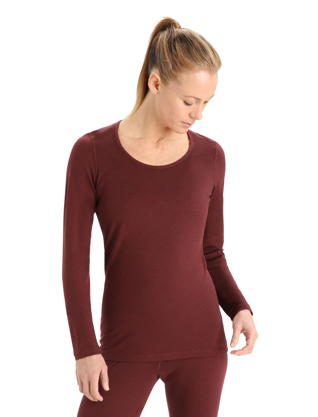 Merino 200 Oasis Long Sleeve Scoop Neck Thermal Top