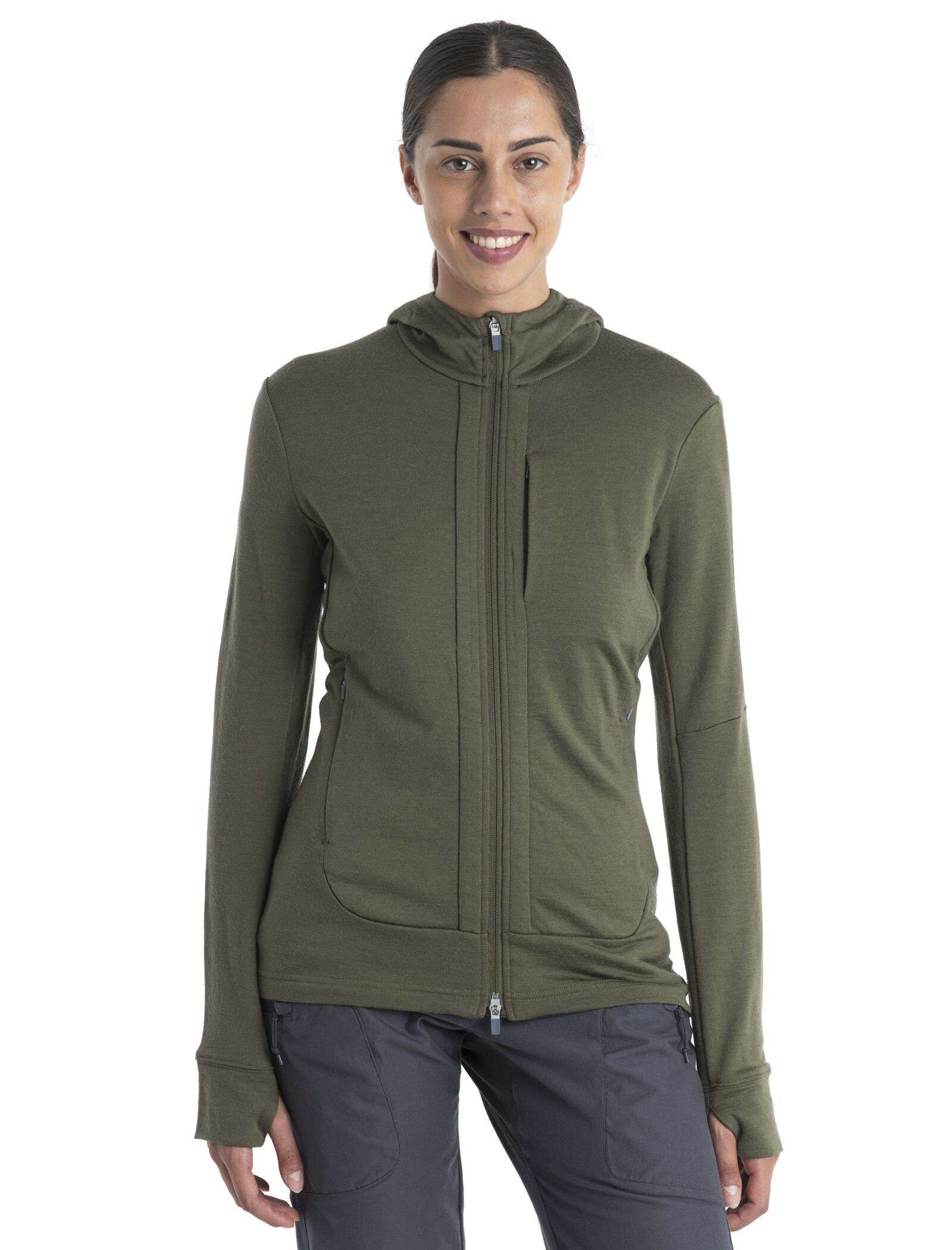Women s Merino Quantum III Long Sleeve Zip Hoodie