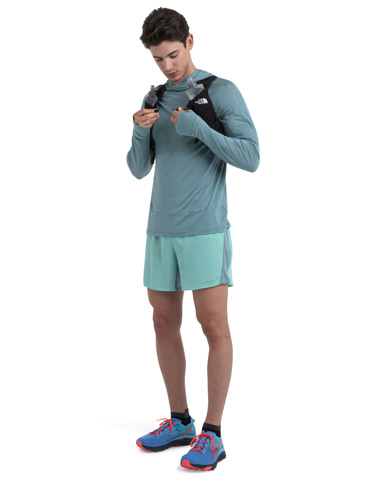 125 Cool Lite Merino Blend Sphere Long Sleeve Hoodie Icebreaker EU