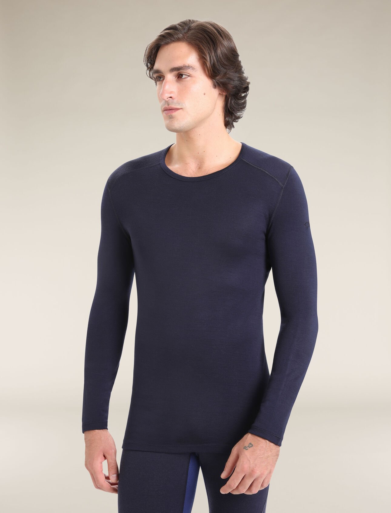 Maglia termica con girocollo e maniche lunghe in lana merino 260 Tech