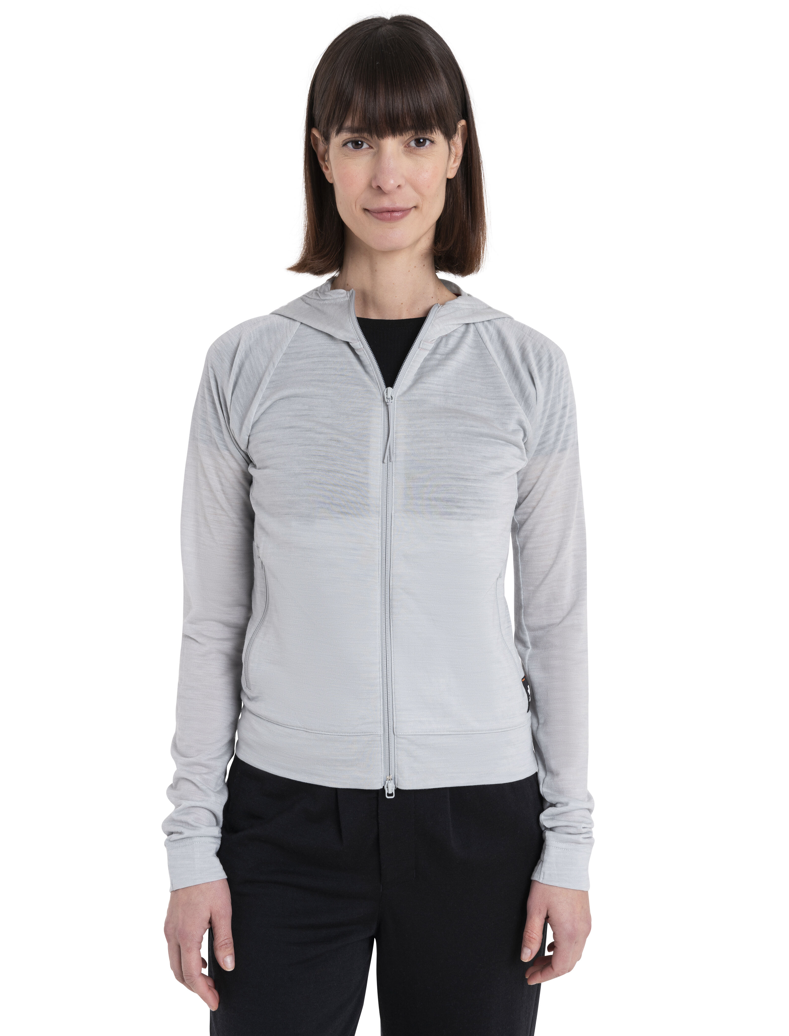 Women s Merino Blend 200 Realfleece The North Face x icebreaker Long Sleeve Zip Hoodie icebreaker