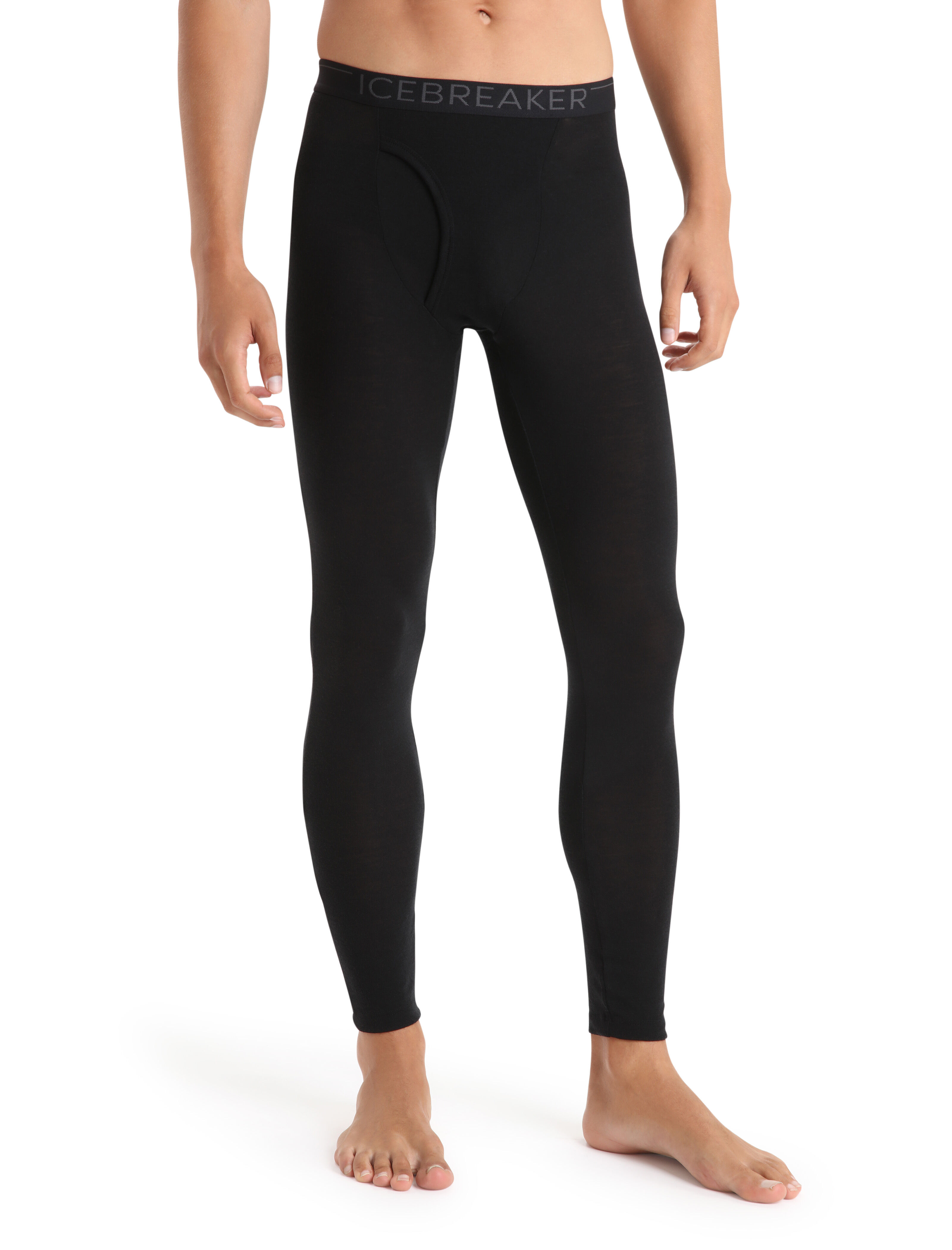 mens black thermal leggings