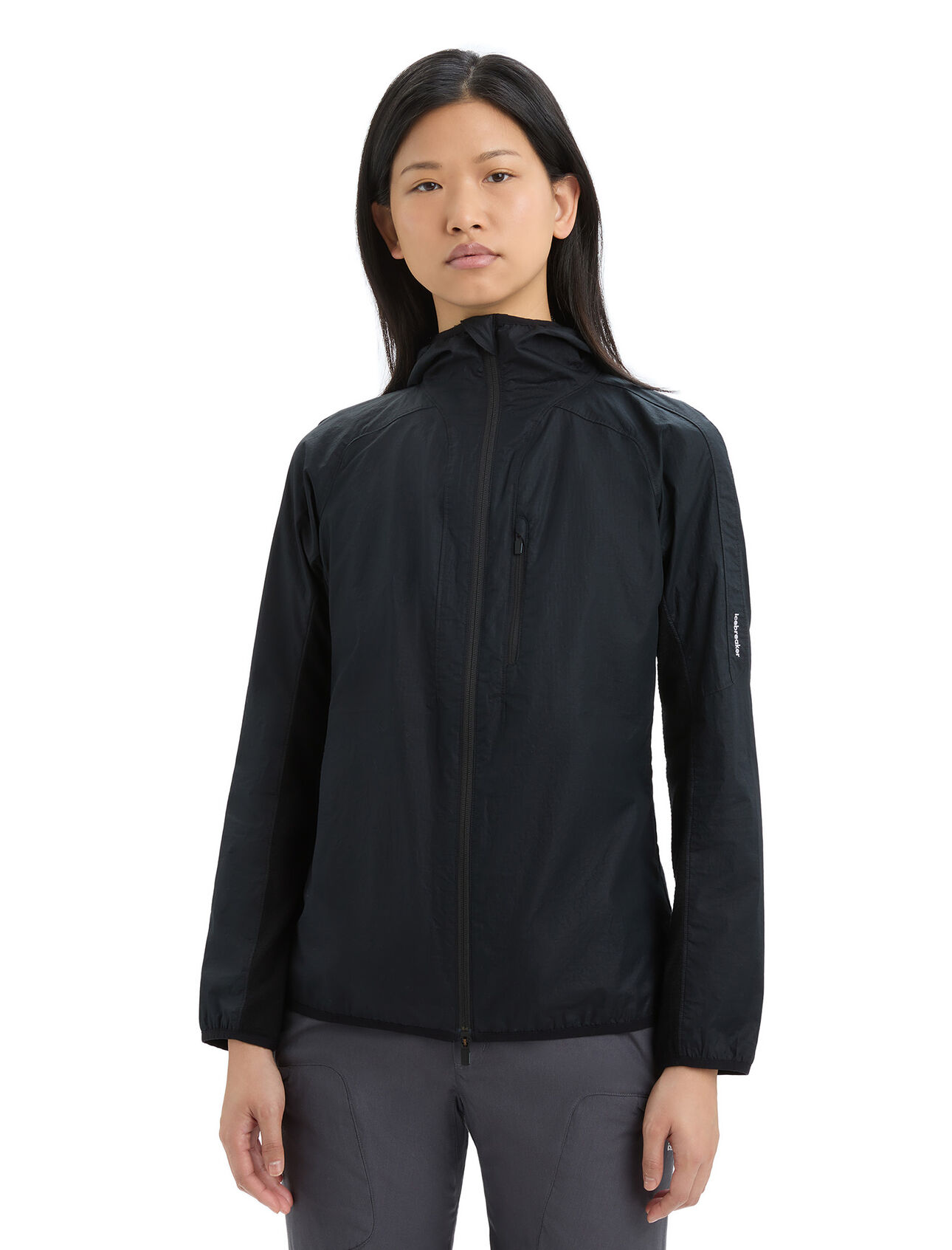 Womens Shell+™ Merino Cotton Windbreaker A lightweight layer that shields against the wind and light rain during active mountain adventures, the Shell+™ Cotton Windbreaker puts a natural spin on technical outerwear.