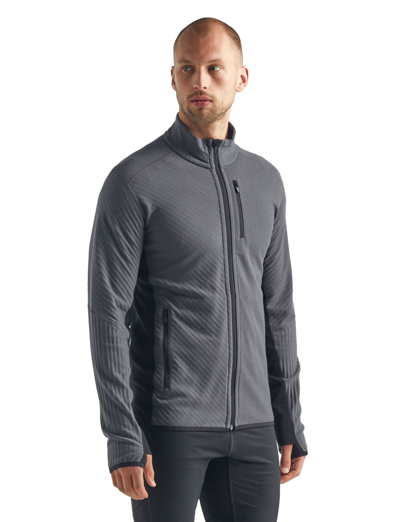 RealFleece™ Merino Descender Long Sleeve Zip Jacket