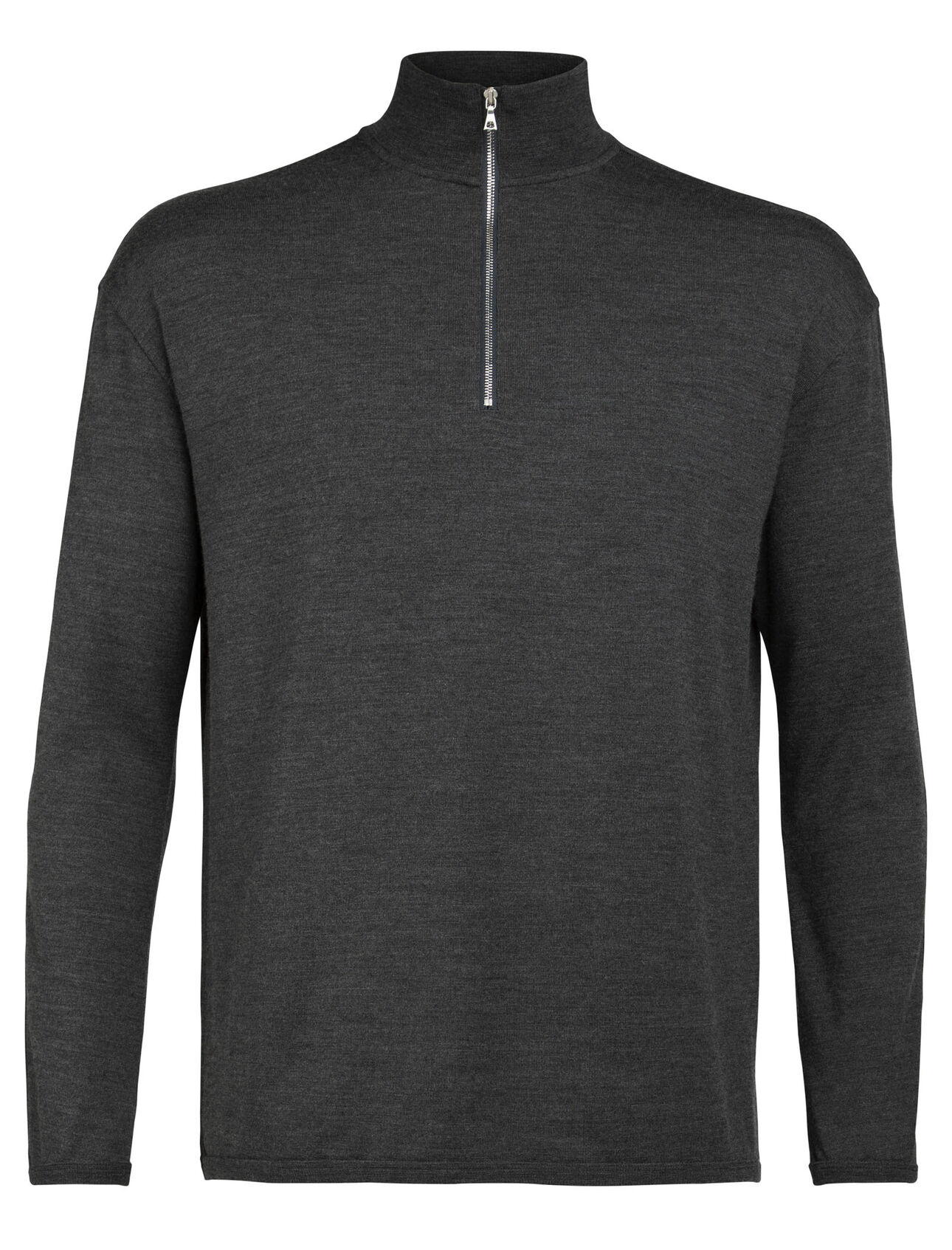 Heren Deice sweatshirt met lange mouwen en halve rits De stijlvolle en comfortabele Deice met lange mouwen en halve rits is een klassiek sweatshirt, gemaakt van 100% merinowol jersey. 
