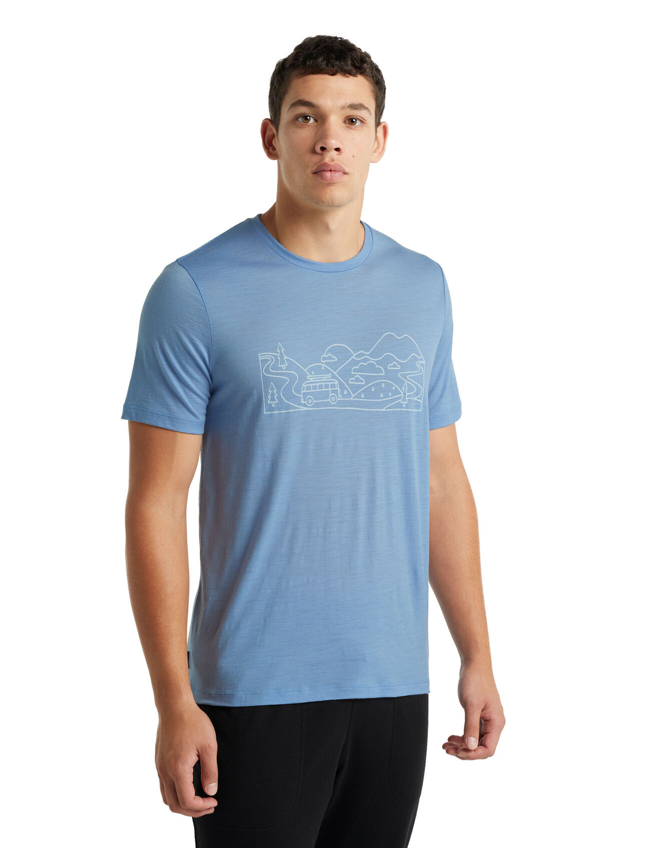 Merino Tech Lite II Short Sleeve T-Shirt Combi Ski Trip