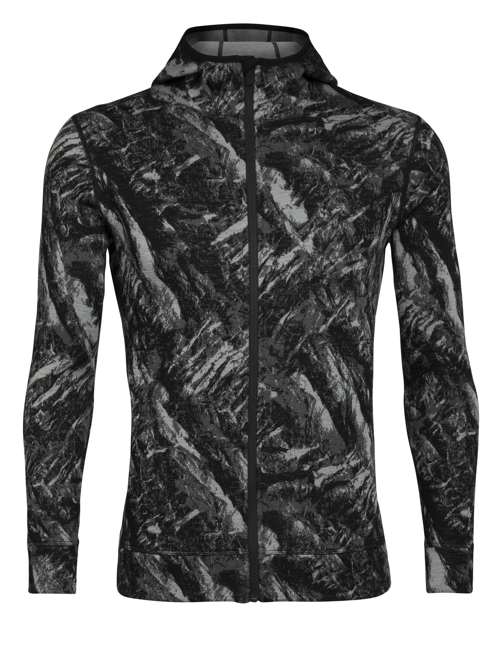 Merino Elemental Long Sleeve Zip Hood