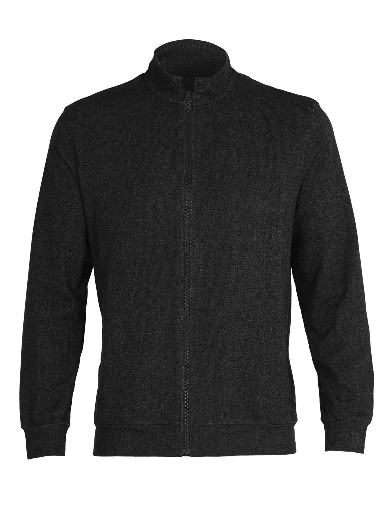 Merino Cotton Central Long Sleeve Zip Top