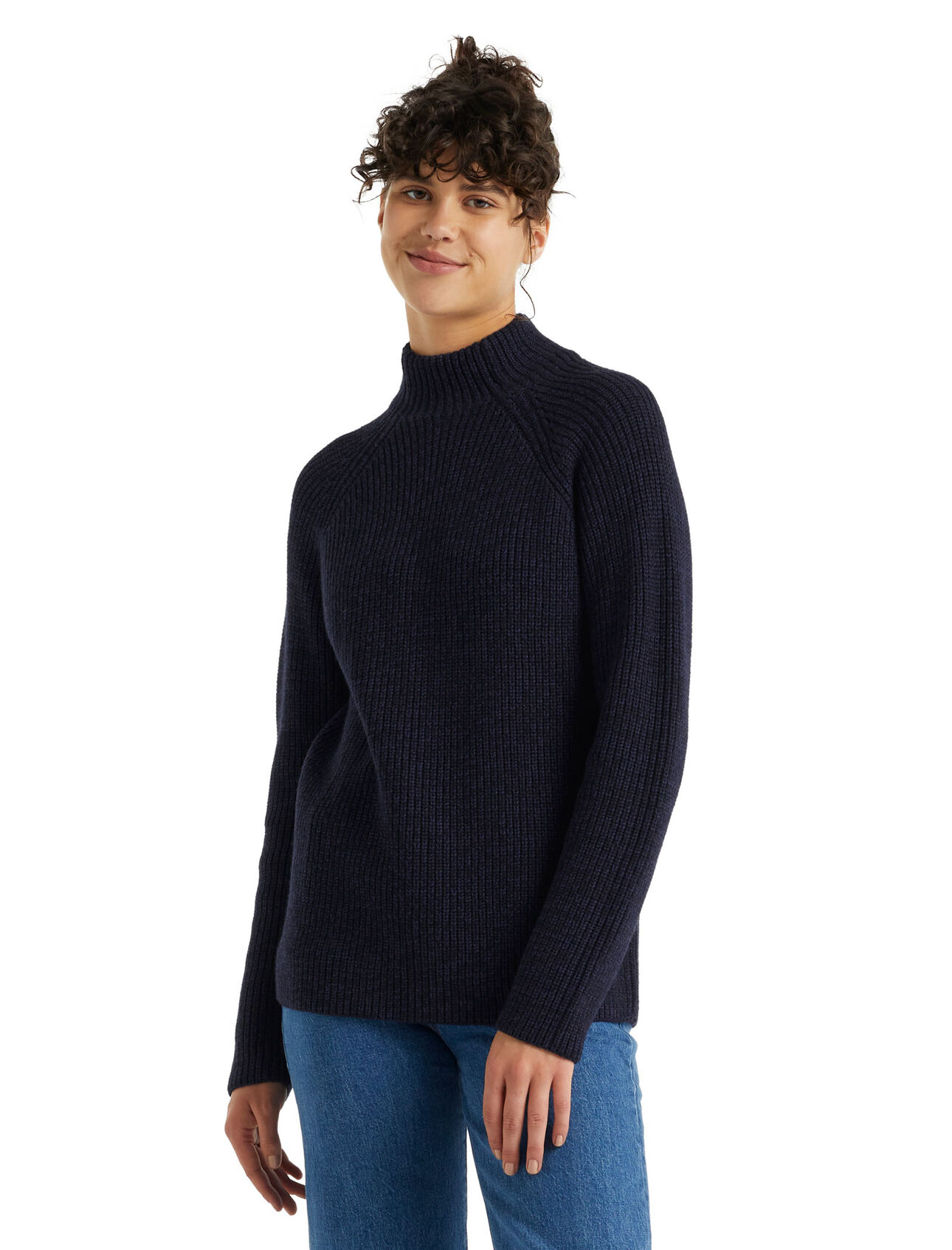 Merino Hillock Funnel Neck Sweater