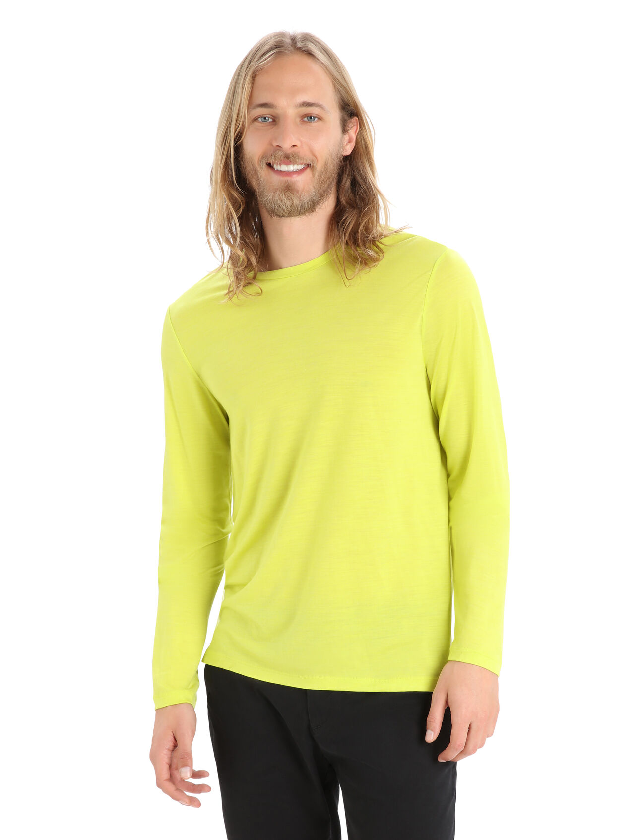 Merino Sphere II Langarmshirt Herren Ein weiches langärmliges Merinomix T-Shirt aus unserem leichtgewichtigen Cool-Lite™ Jersey, das Sphere II Langarmshirt bietet natürliche Atmungsaktivität, Geruchshemmung und Komfort. 