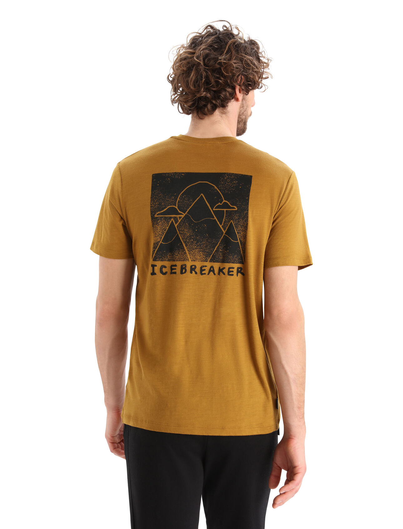 Mens Merino Tech Lite II Short Sleeve T-Shirt Alp Ascension Our versatile tech tee that provides comfort, breathability and natural odor-resistance for any adventure you can think of, the Tech Lite II Short Sleeve Tee Alp Ascension features 100% merino for all-natural performance. The original artwork by Nathan Dunn features a textured print of mountain peaks.