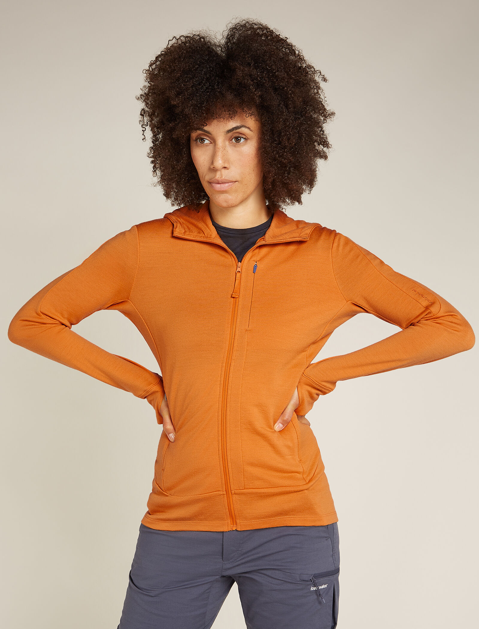 Icebreaker quantum hoodie womens 2025
