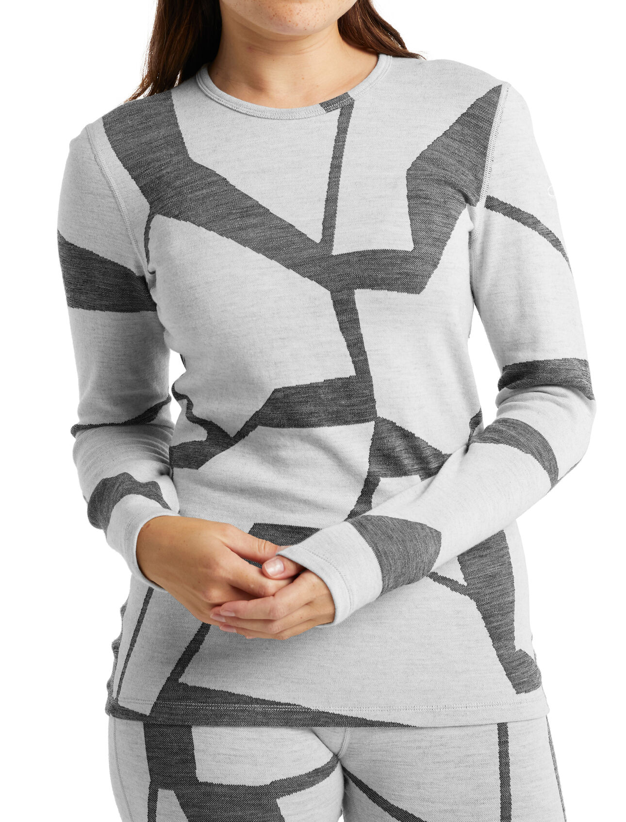 Merino 250 Vertex Long Sleeve Crewe Thermal Top Fractured