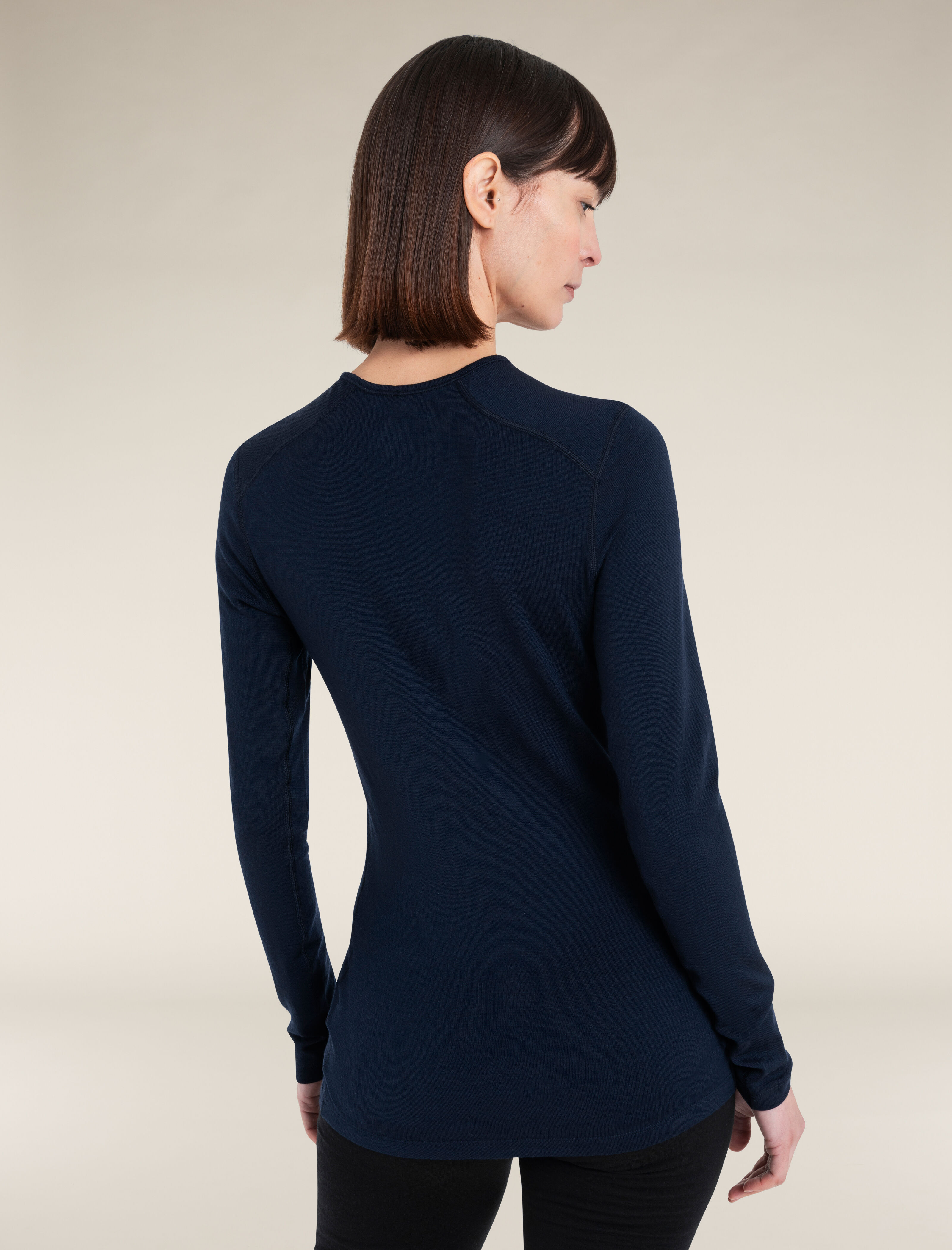 Navy blue thermal best sale top