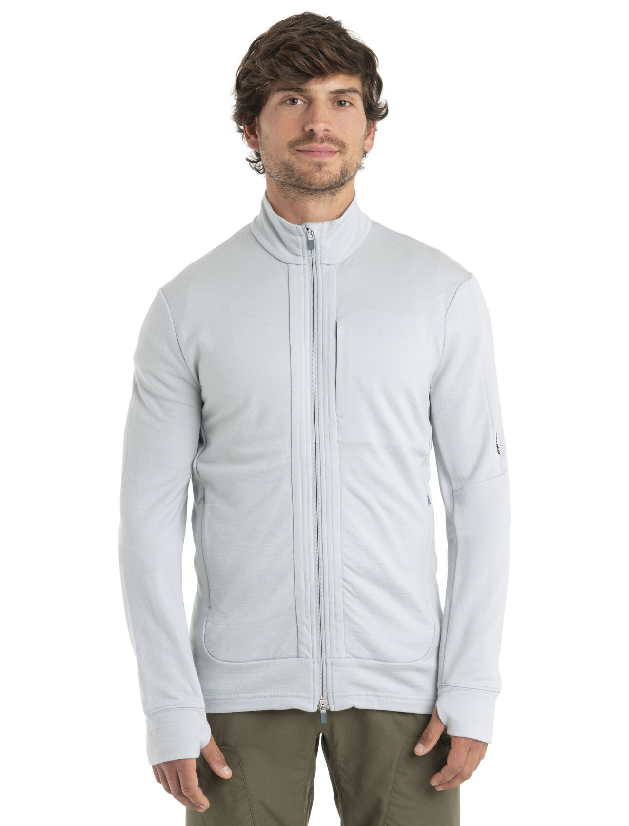 Mens Merino Quantum III Long Sleeve Zip Jacket A 100% merino wool mid layer ideal for technical mountain adventures, the Quantum III Long Sleeve Zip helps regulate your body temperature when you're on the move.