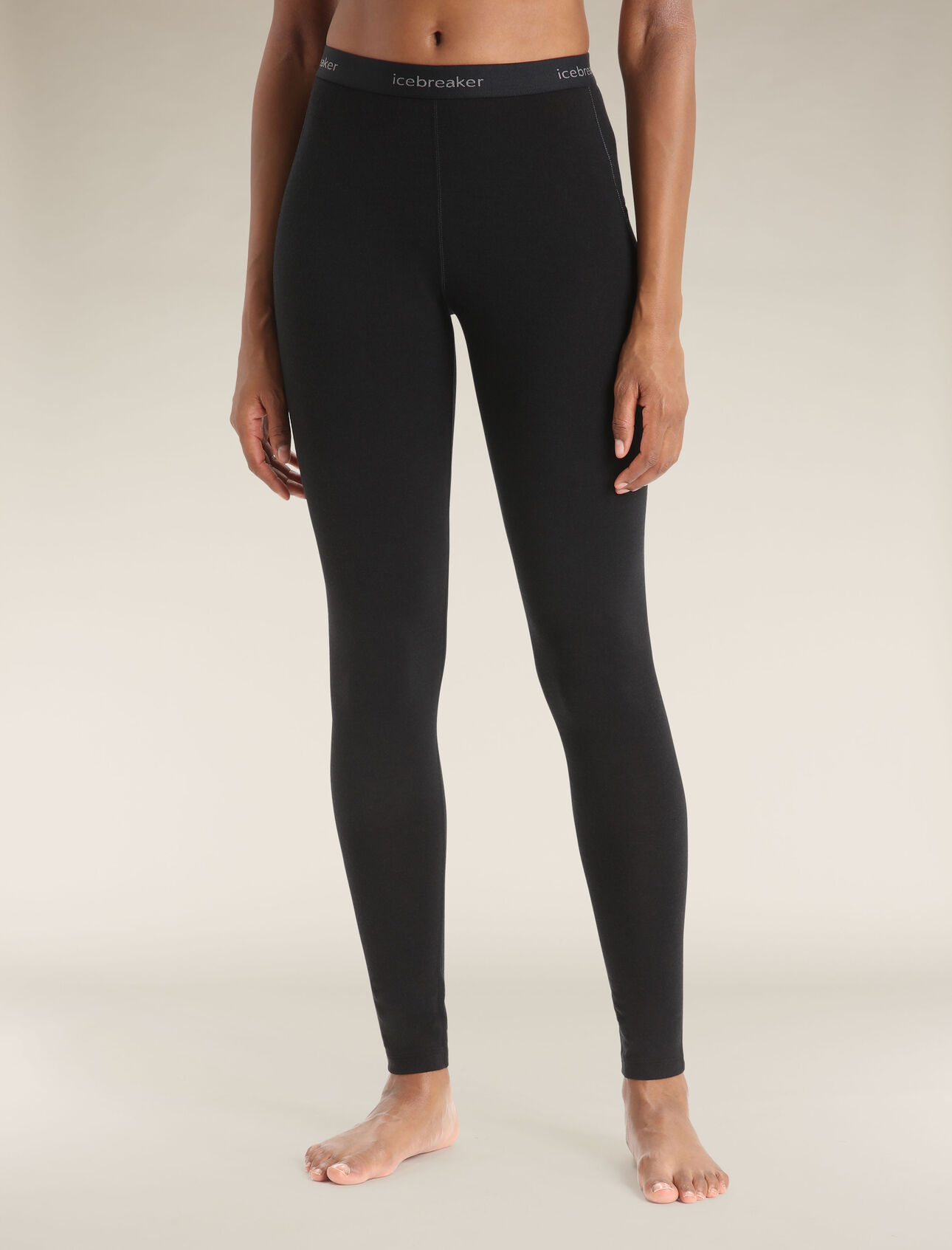 Organic Cotton Thermal Leggings - Baselayers - Black / S