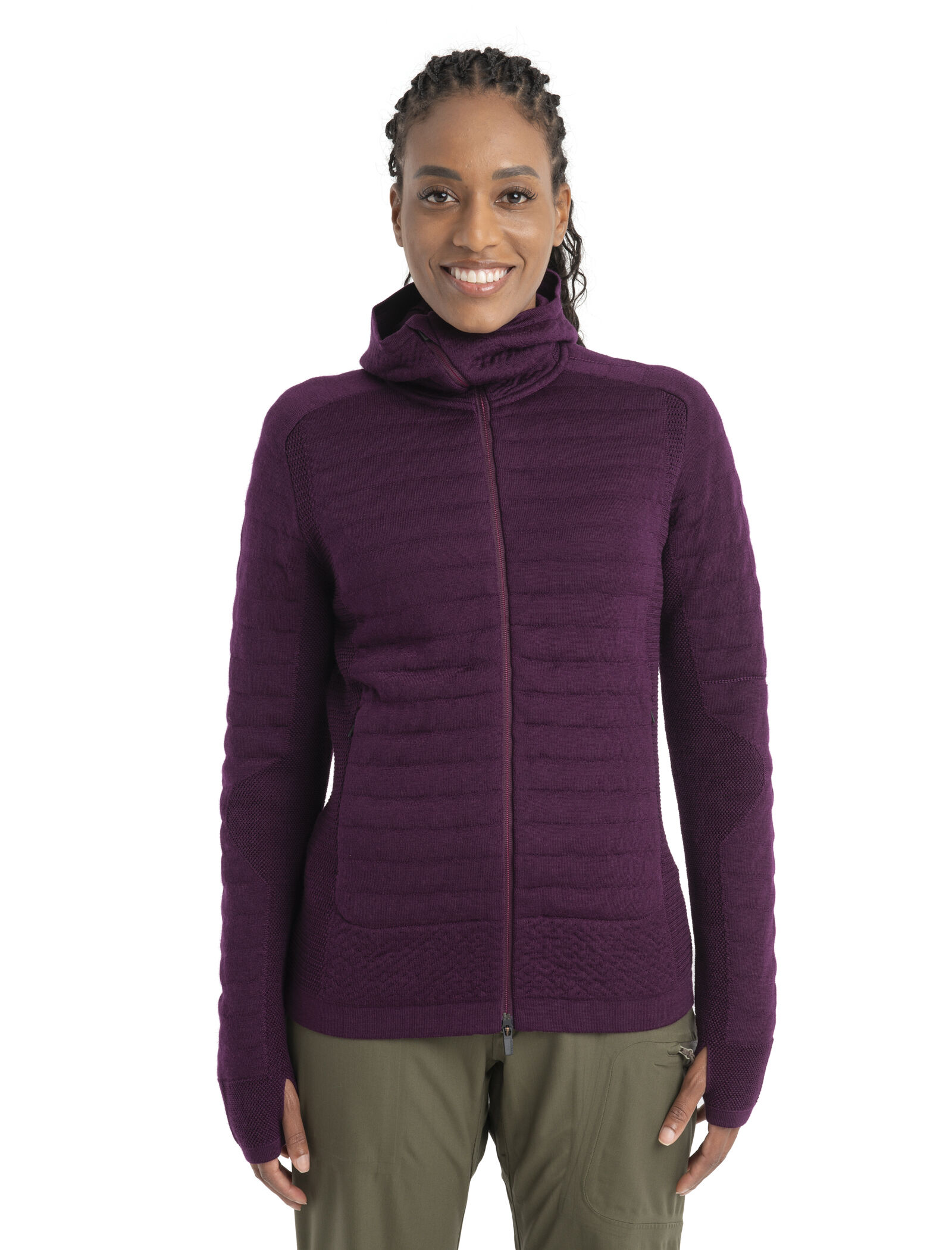 Women's wool zip hotsell hoodie