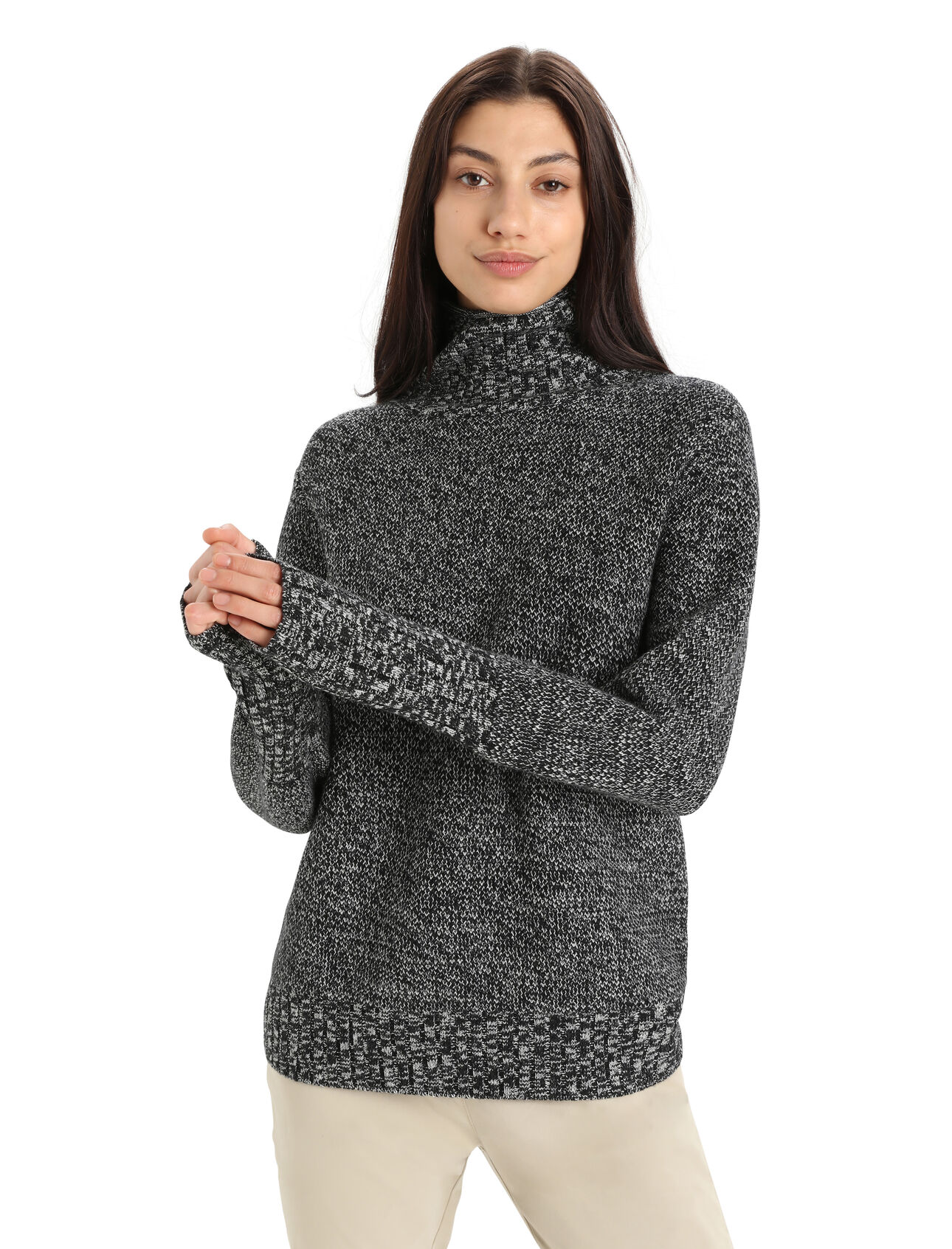 Merino Seevista Funnel Neck Sweater