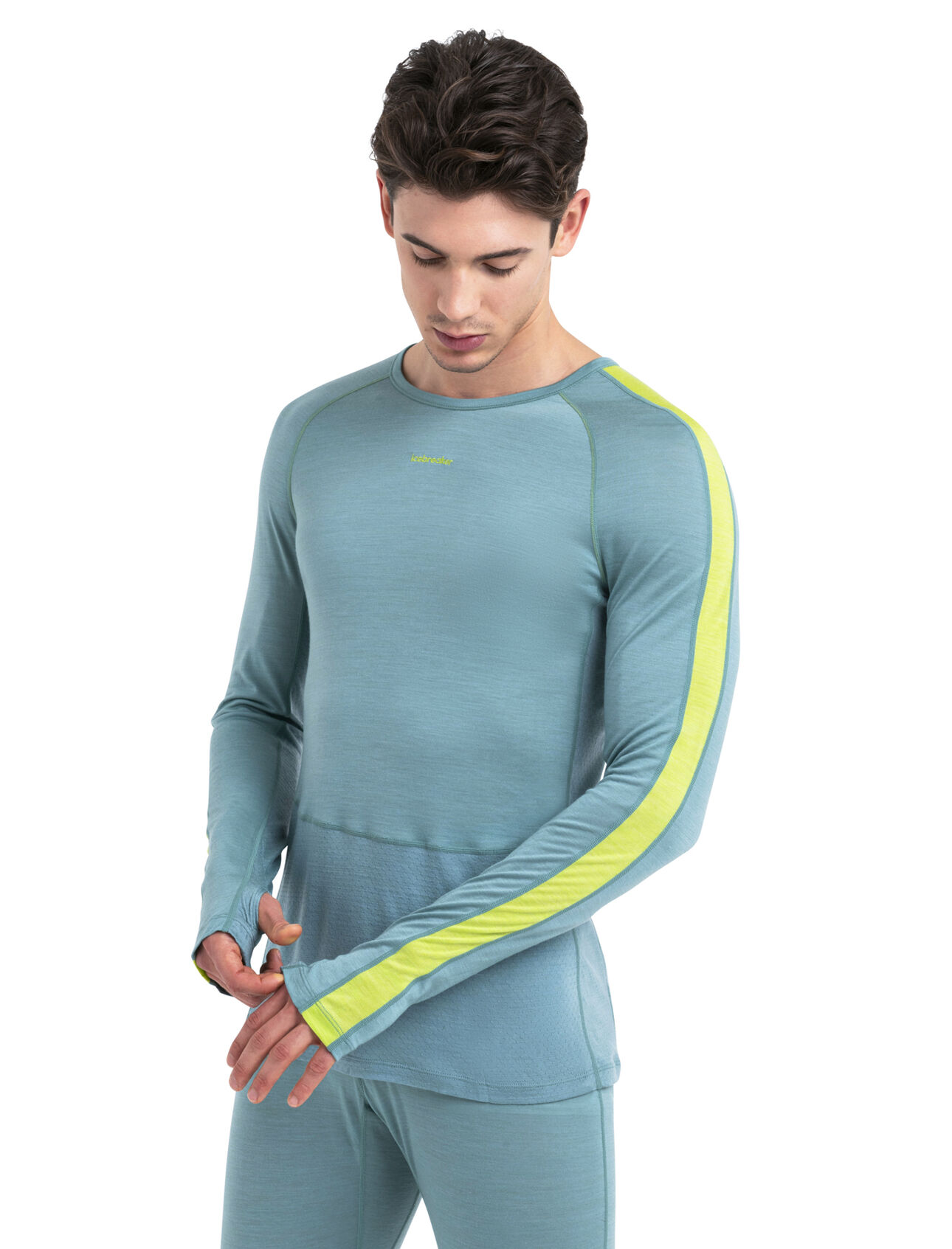 125 ZoneKnit™ Merinomix Thermo-Langarmshirt mit Rundhalsausschnitt 