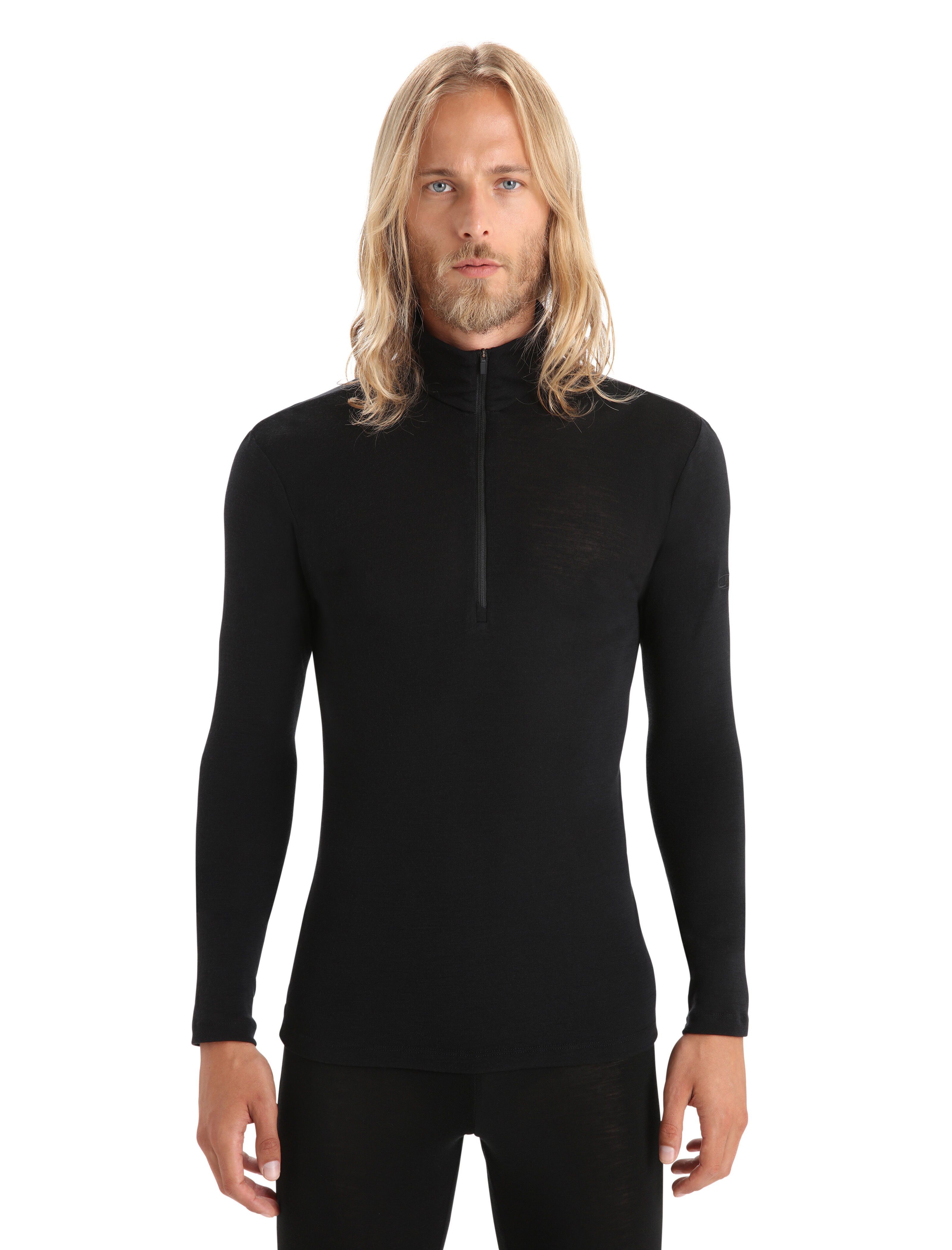 Icebreaker Merino Men's 175 Everyday Cold Weather Base Layer Thermal Long Sleeve Half Zip Top Shirt