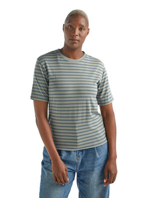Merino 150 Short Sleeve Crewe Stripe T-Shirt