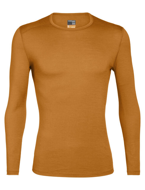 yellow icebreaker merino wool base layer