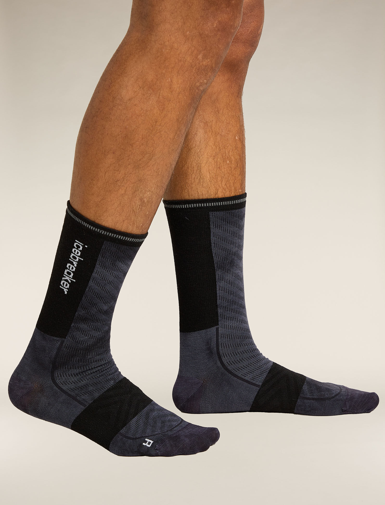 Men s Merino Blend Run Ultralight Crew Socks Cloud Dye