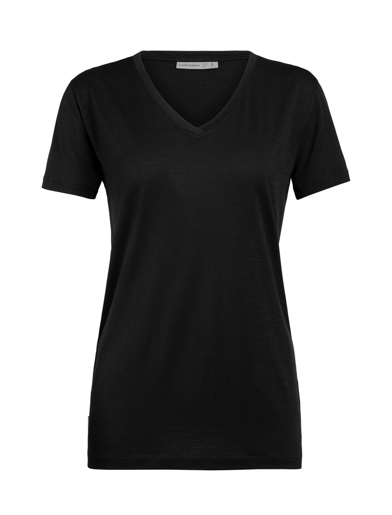 Merino Ravyn T-Shirt mit V-Ausschnitt