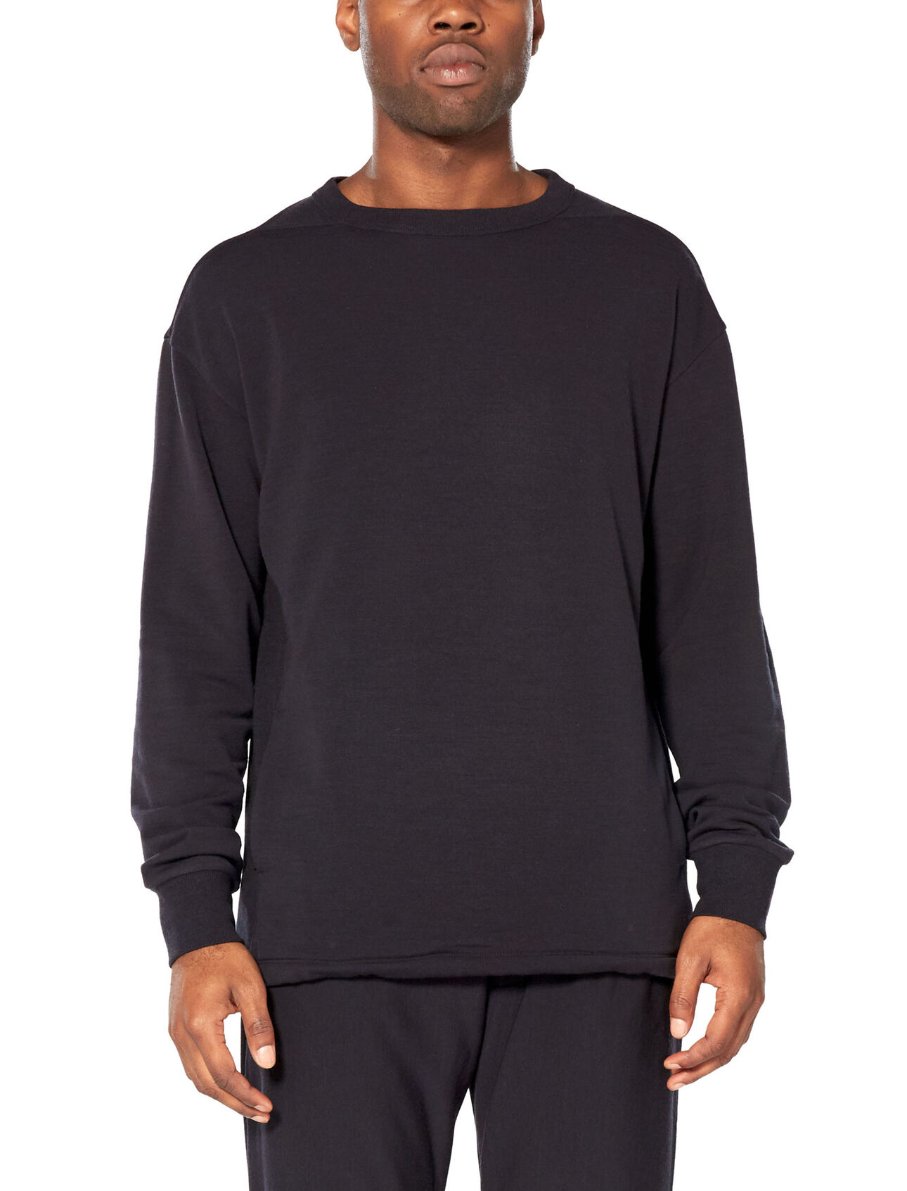 RealFleece® sweatshirt met lange mouwen en ronde hals