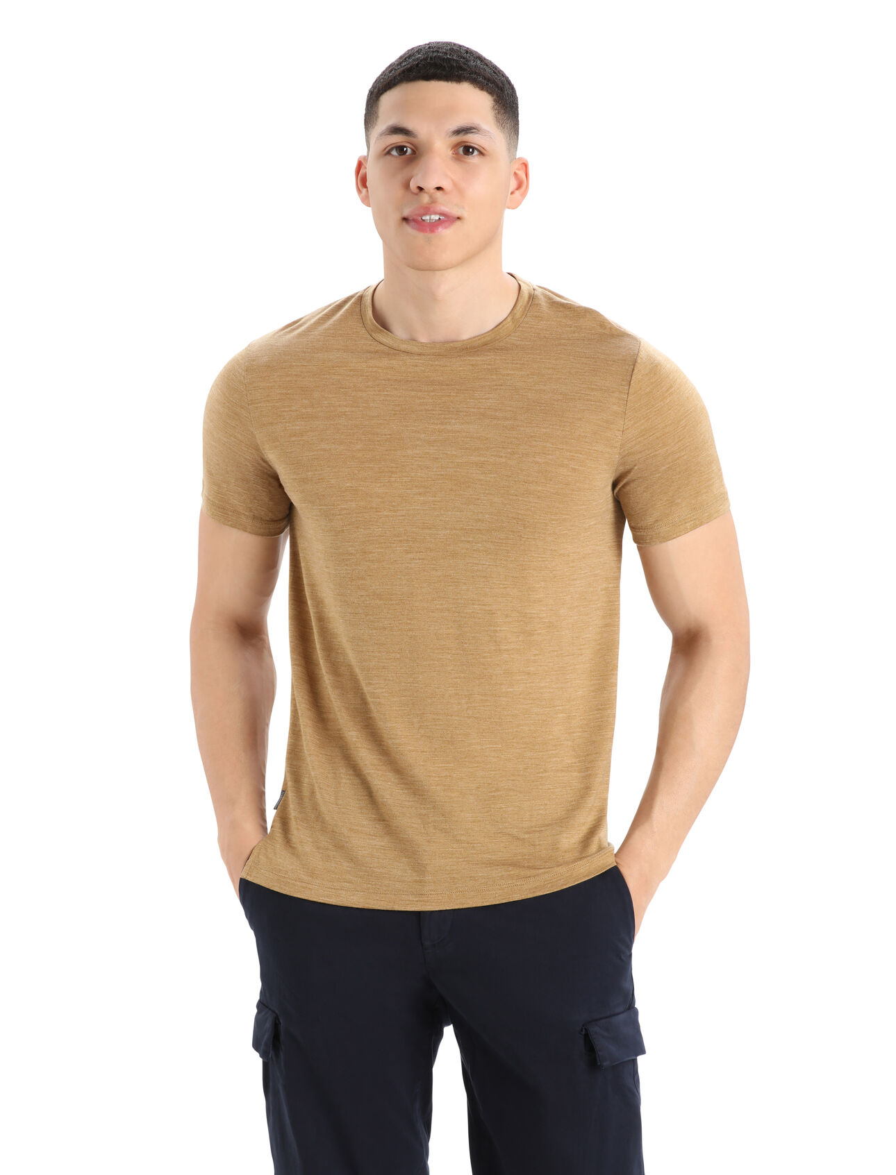 Mens Merino Sphere II Short Sleeve T-Shirt A soft merino-blend tee made with our lightweight Cool-Lite™ jersey fabric, the Sphere II Short Sleeve Tee provides natural breathability, odor resistance and comfort.