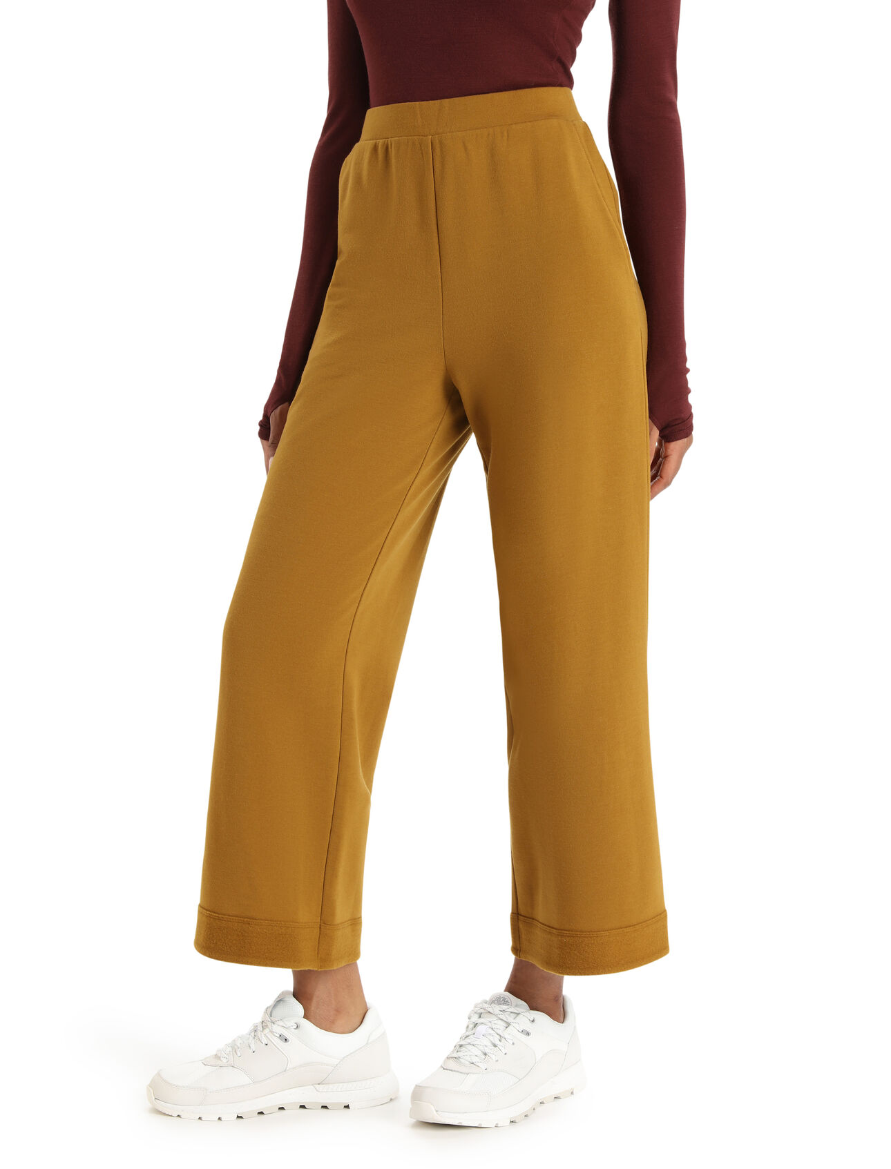Realfleece™ Dalston broek met wijde pijpen van merinowol