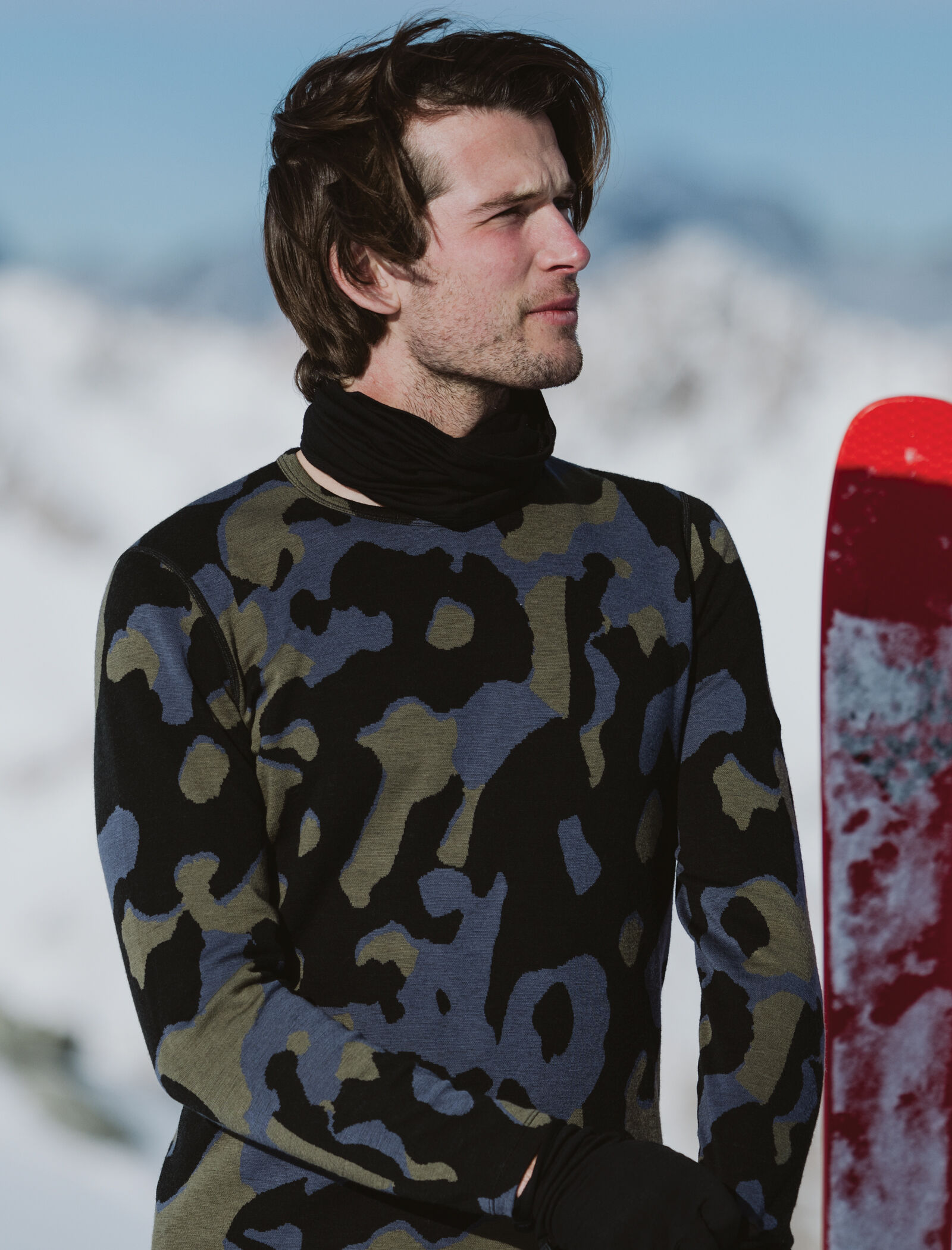 Maglia termica top snowboard