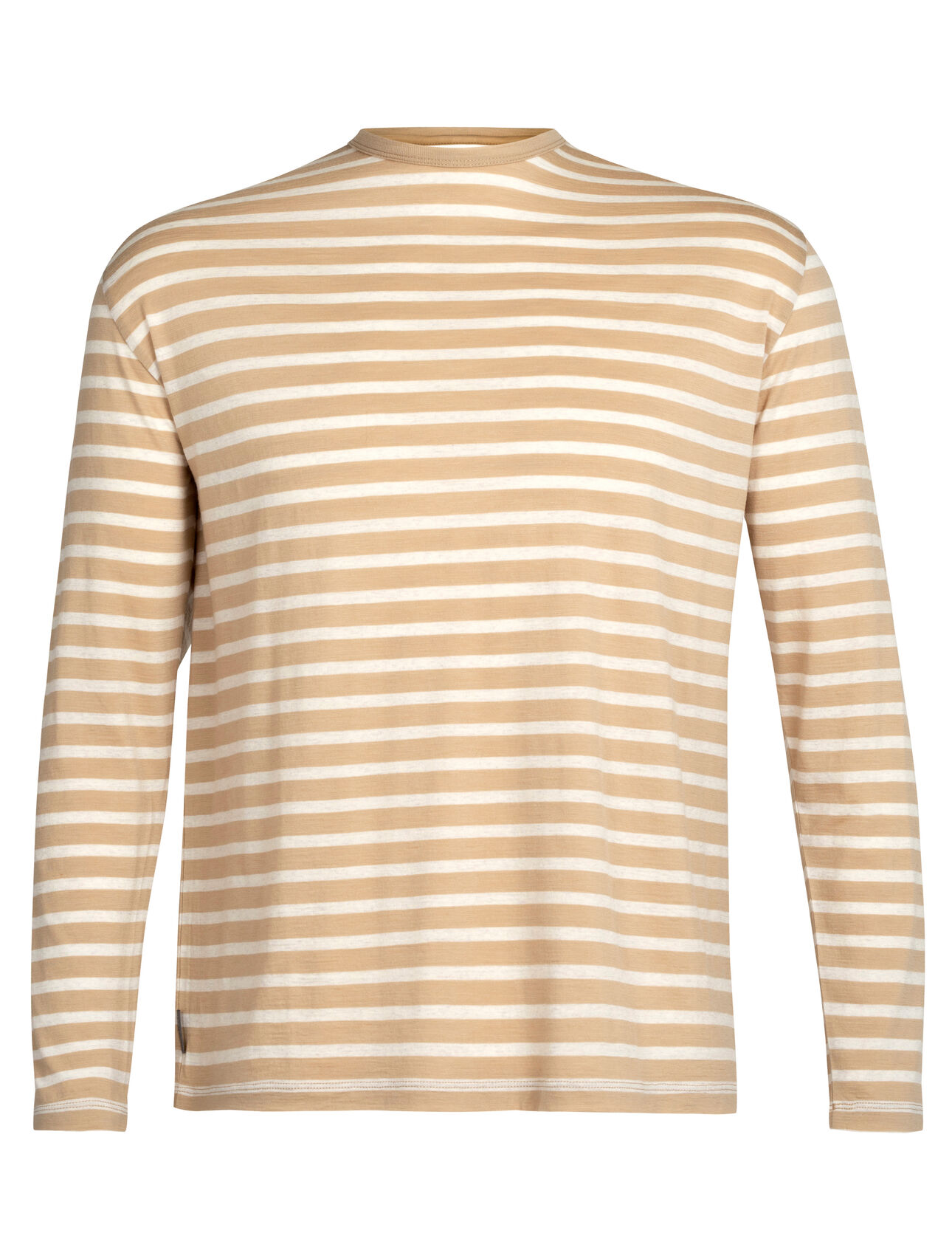 Mens Merino Granary Long Sleeve Stripe T-Shirt A classic striped tee with a relaxed fit and soft, breathable, 100% merino wool fabric, the Granary Long Sleeve Tee Stripe is all about everyday, all-natural comfort.