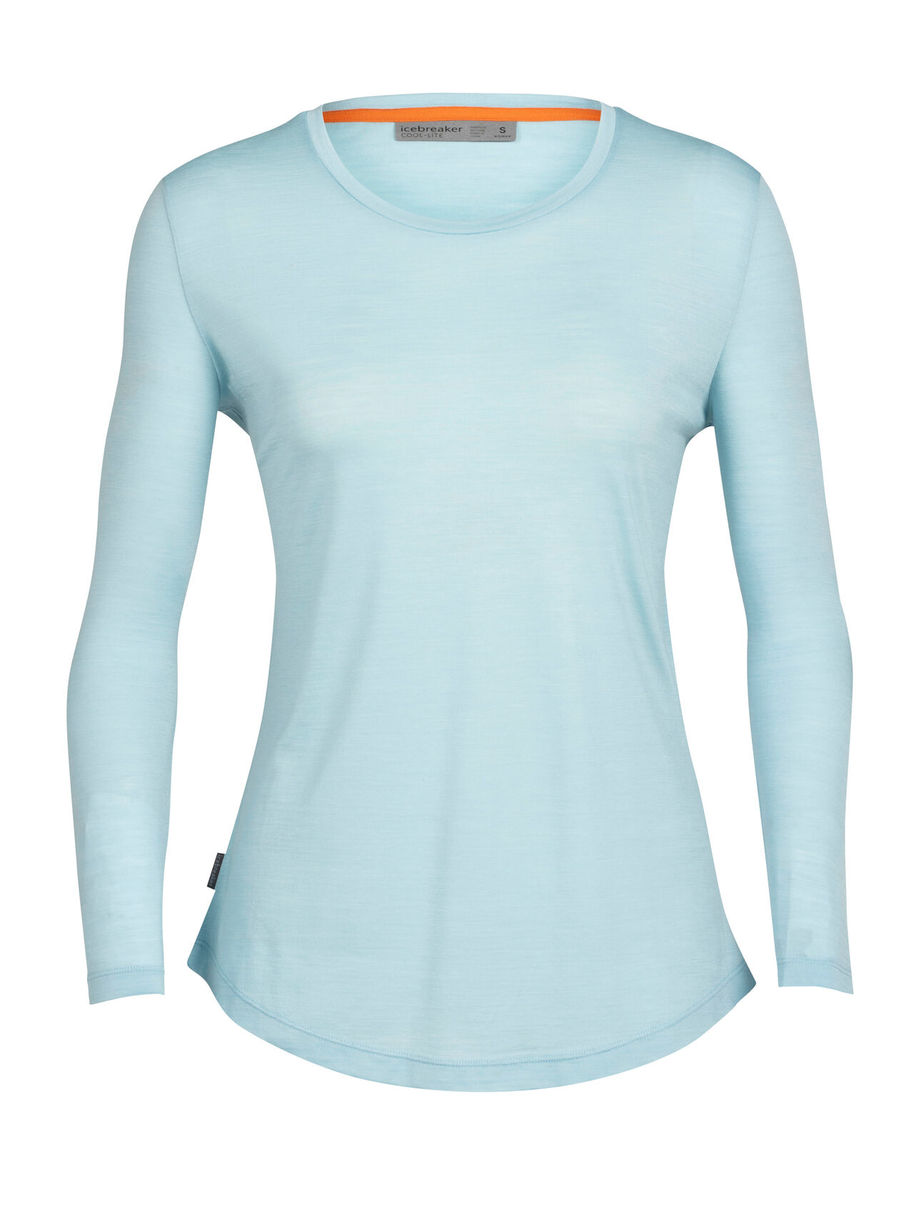 T-shirt in lana merino Sphere II Donna Morbida maglietta in misto di lana merino realizzata in Cool-Lite™, il nostro leggero tessuto jersey, la maglietta a maniche lunghe Sphere II è naturalmente traspirante, antiodore e confortevole.
