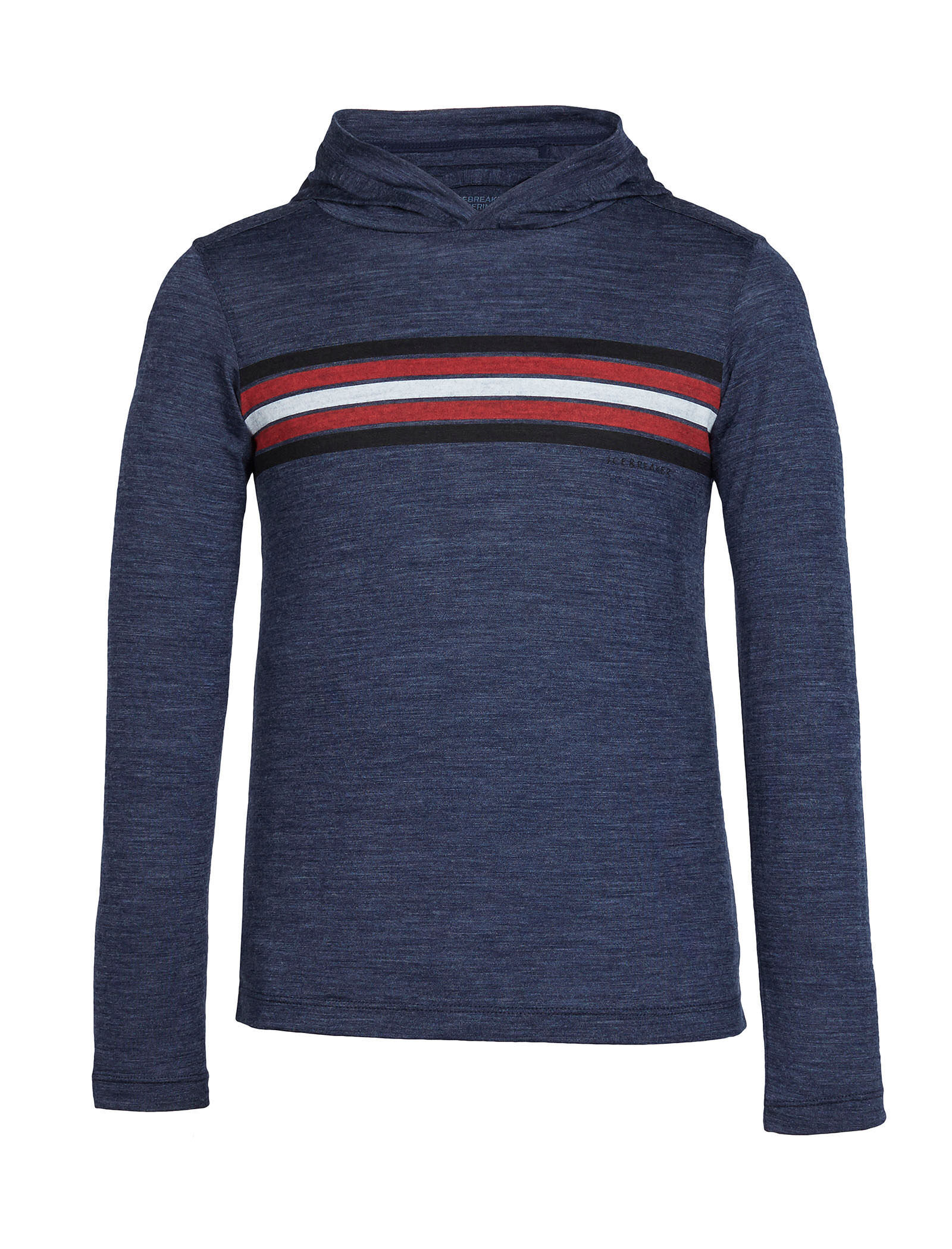 Cool Lite Sphere Long Sleeve Hood Coronet Stripe Icebreaker US