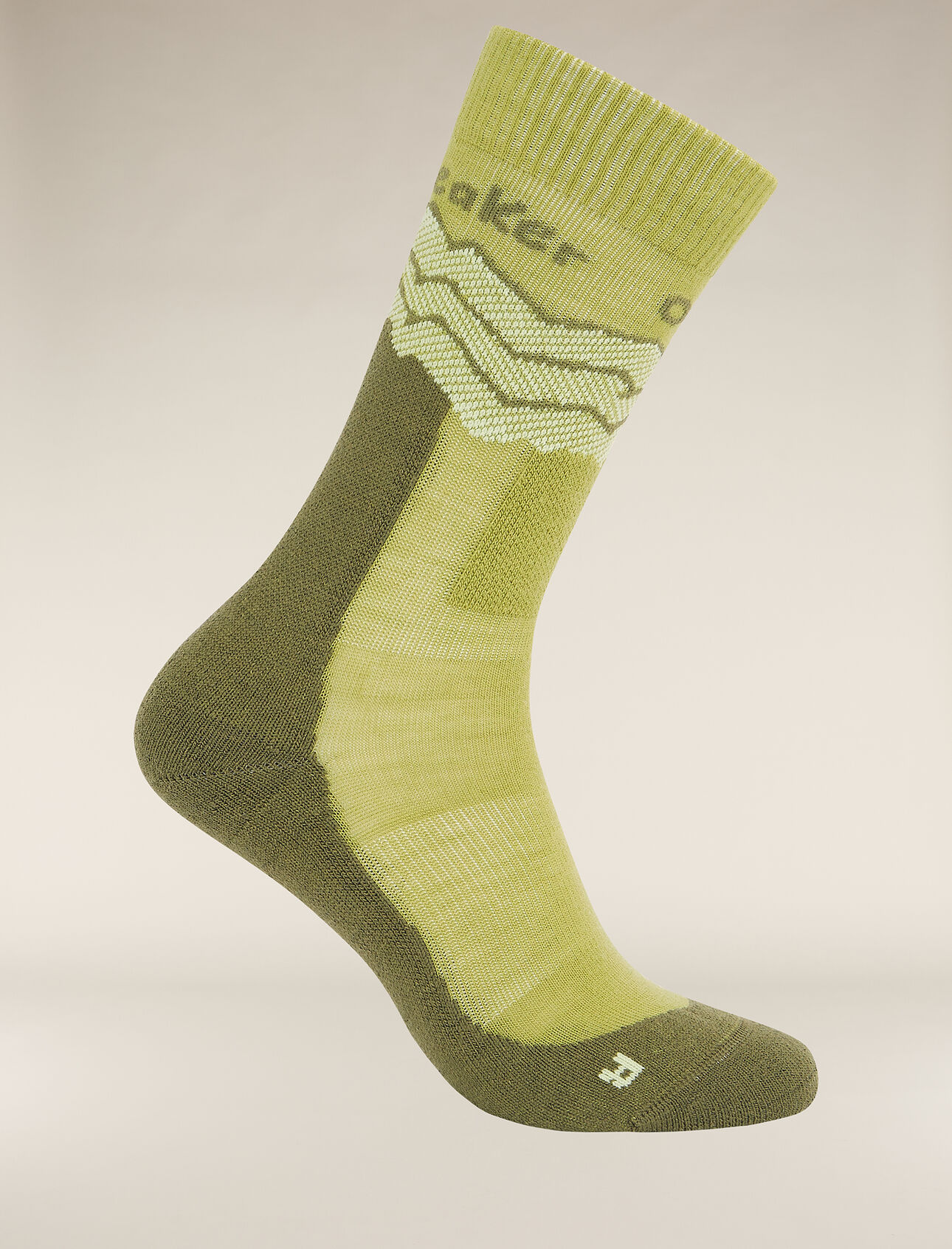 Womens Merino Hike+ Medium Crew Socks Across the Peaks The Hike+ Medium Crew socks feature an anatomical sculpted and medium cushioned, versatile design for comfort and performance on day hikes and backpacking trips.