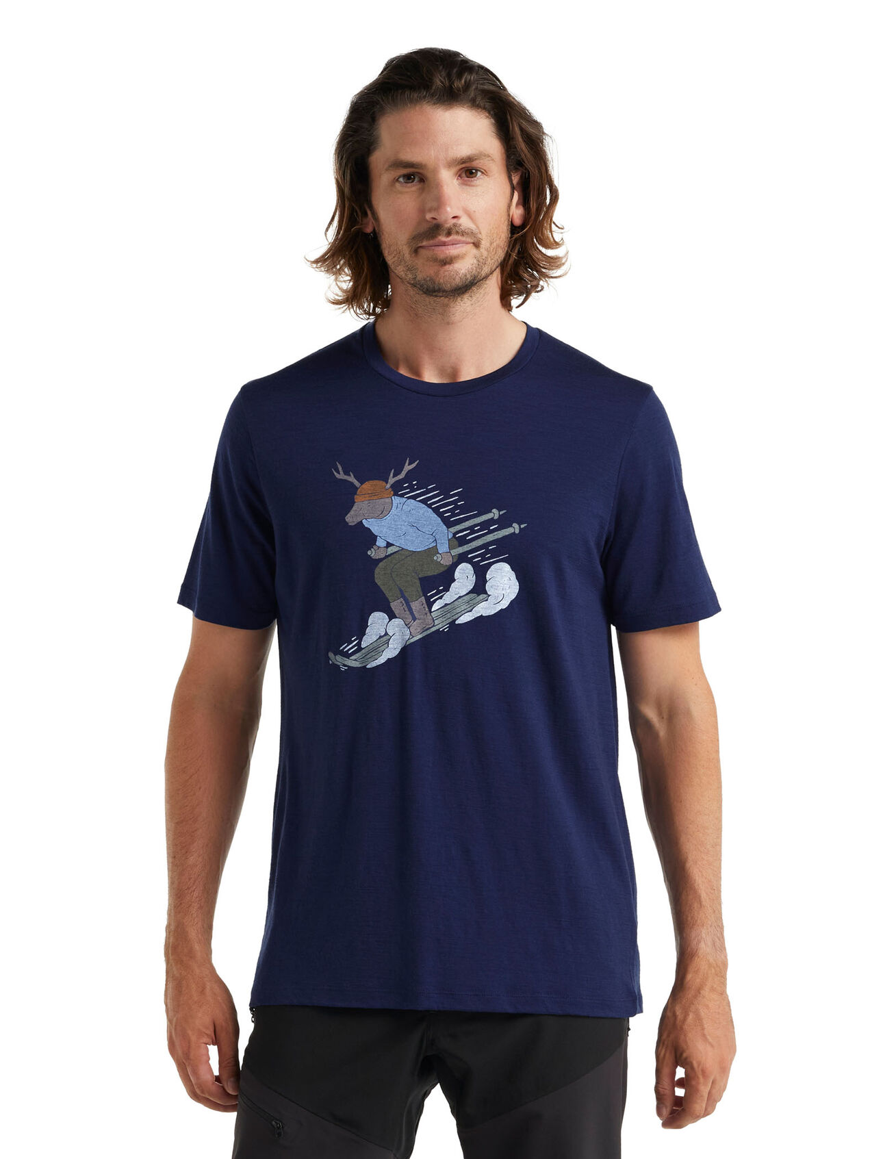 Tech Lite II kortärmad t-shirt i merino Ski Rider