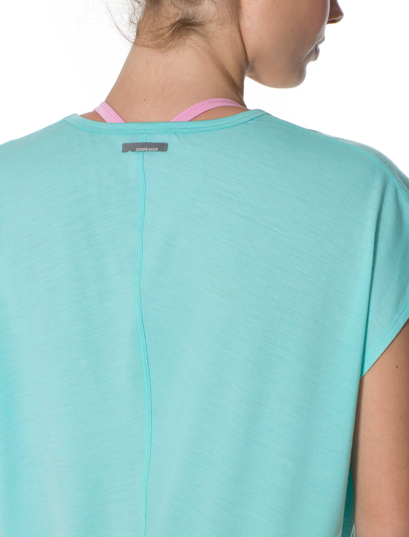 Zealand Merino Wool 103491 Icebreaker Merino Aria Short Sleeve Tunic Shirt