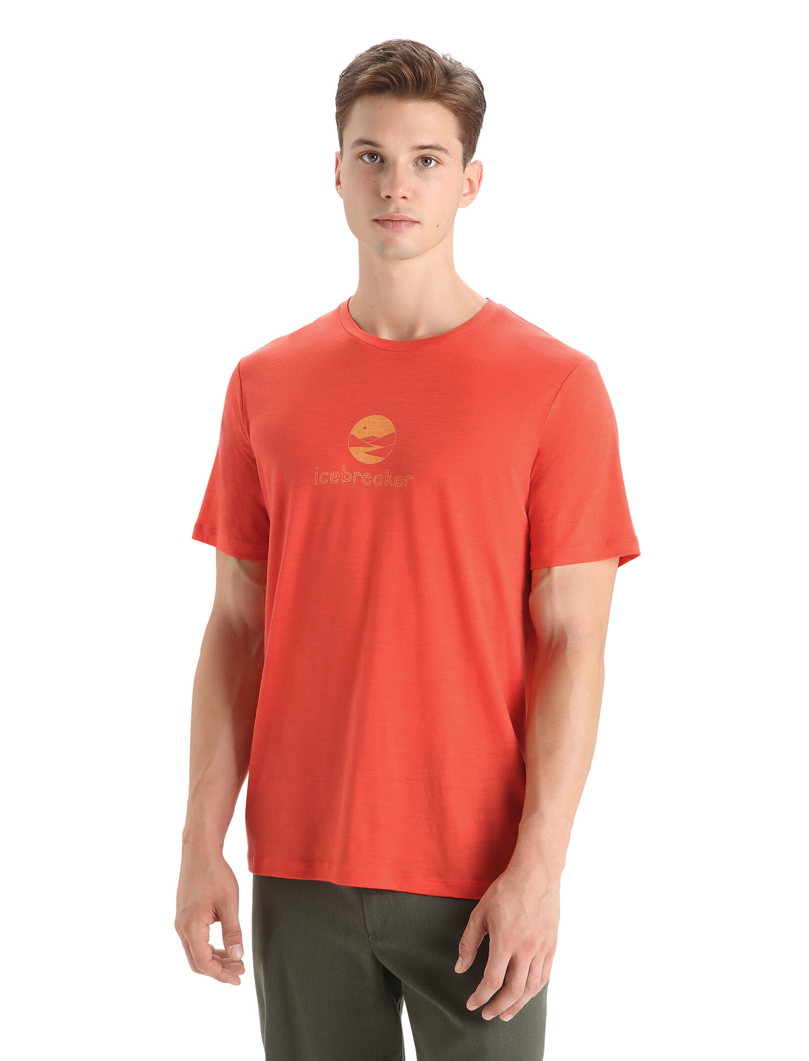 Camiseta de manga corta Merino Tech Lite II IB Essential Logo para hombre