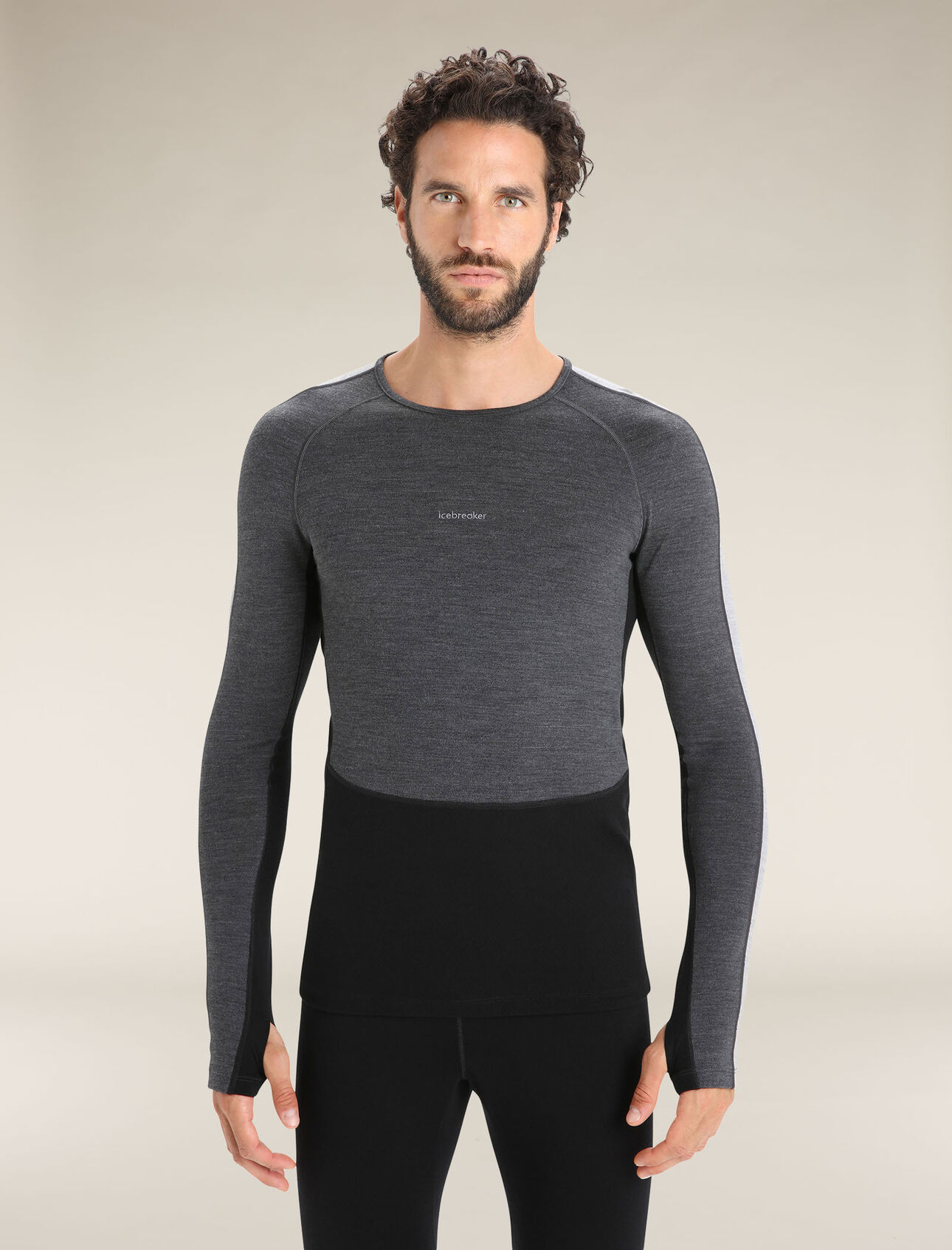 Haut col rond à manches longues 260 ZoneKnit™ en mérinos Hommes Couche de base supérieure épaisse en mérinos, conçue pour réguler la température durant les activités intenses, le ras du cou à manches longues 260 ZoneKnit™ est confectionné en laine mérinos naturelle pure. 