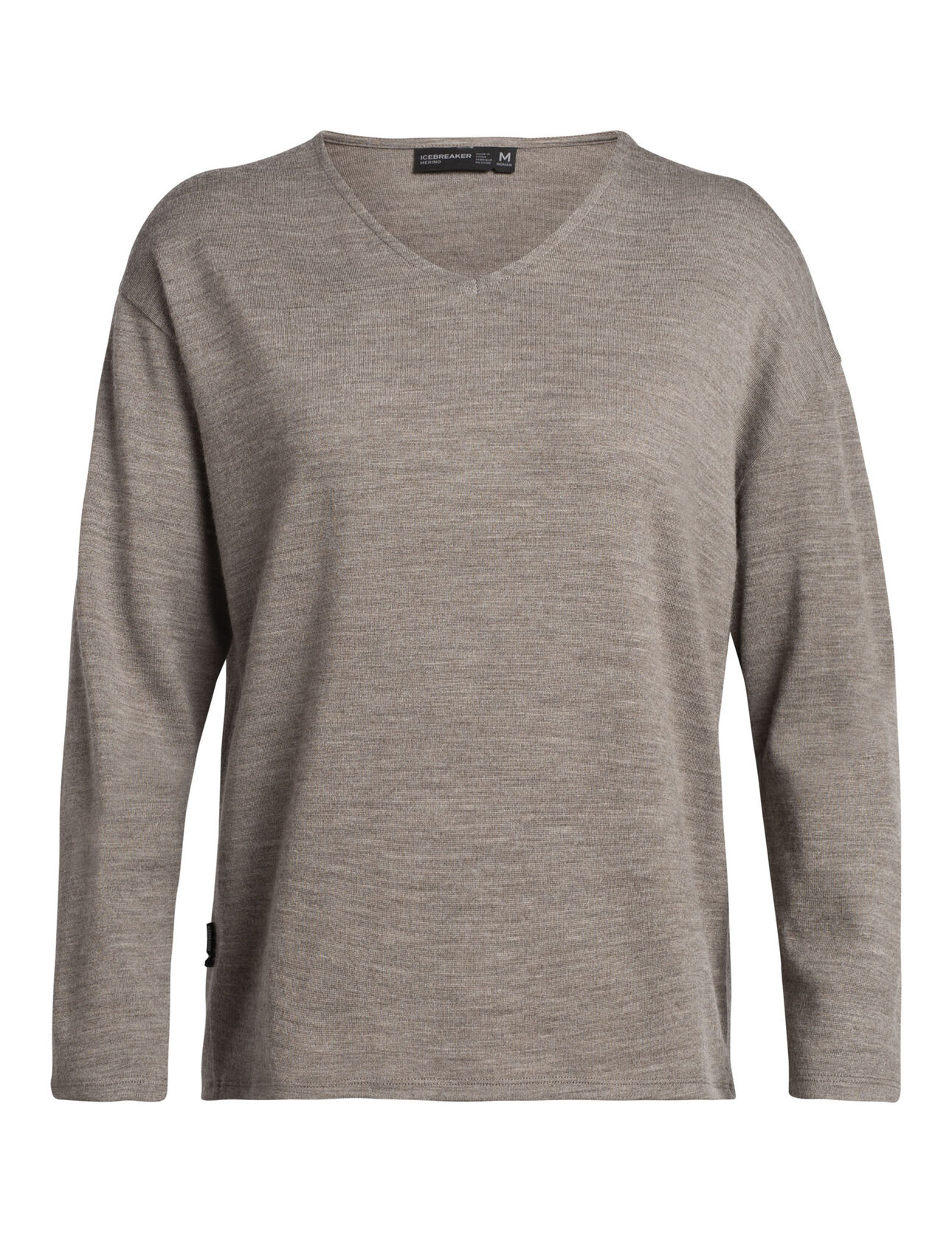 Merino Deice Long Sleeve V Neck Top