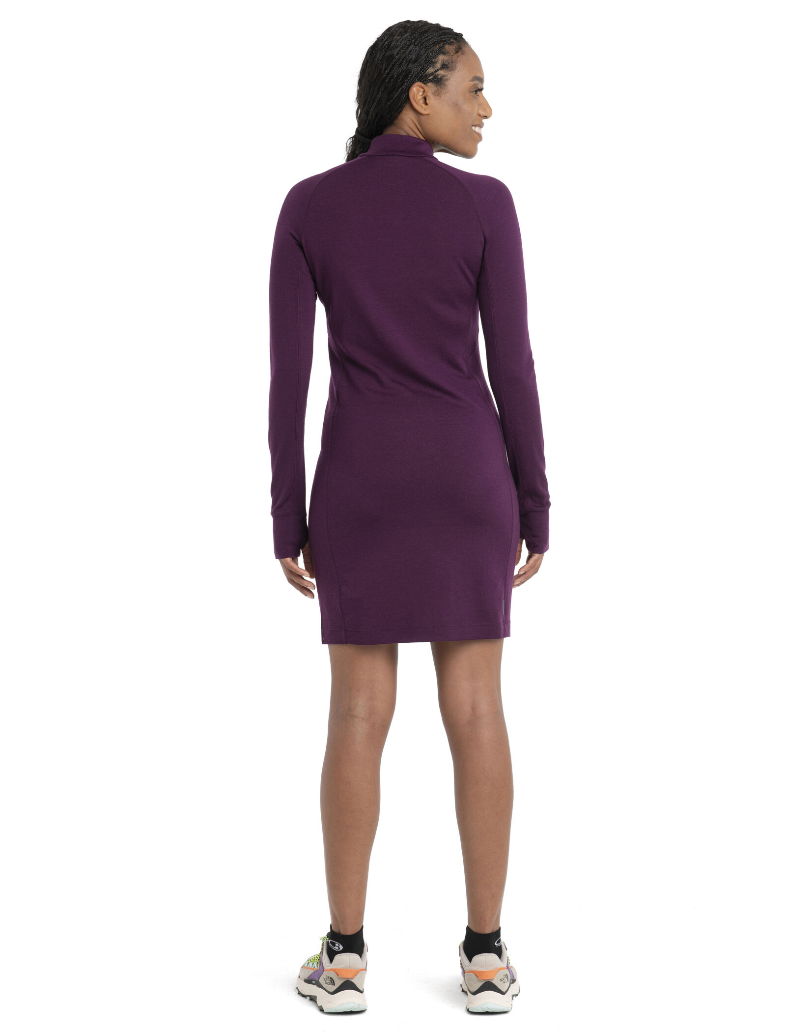 Robe demi zip manches longues m rinos 260 Granary Femme