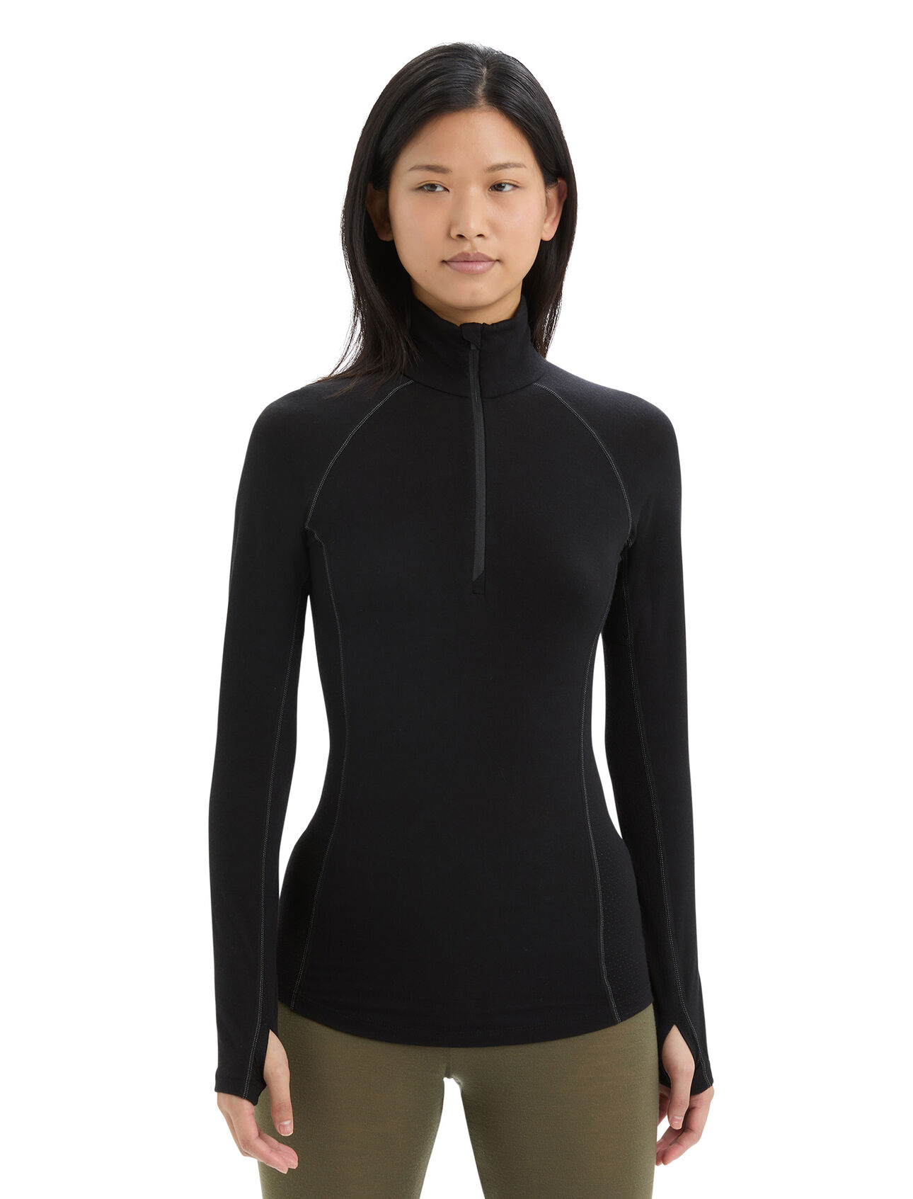 Women's BodyfitZone™ Merino 150 Zone Long Sleeve Half Zip Thermal Top