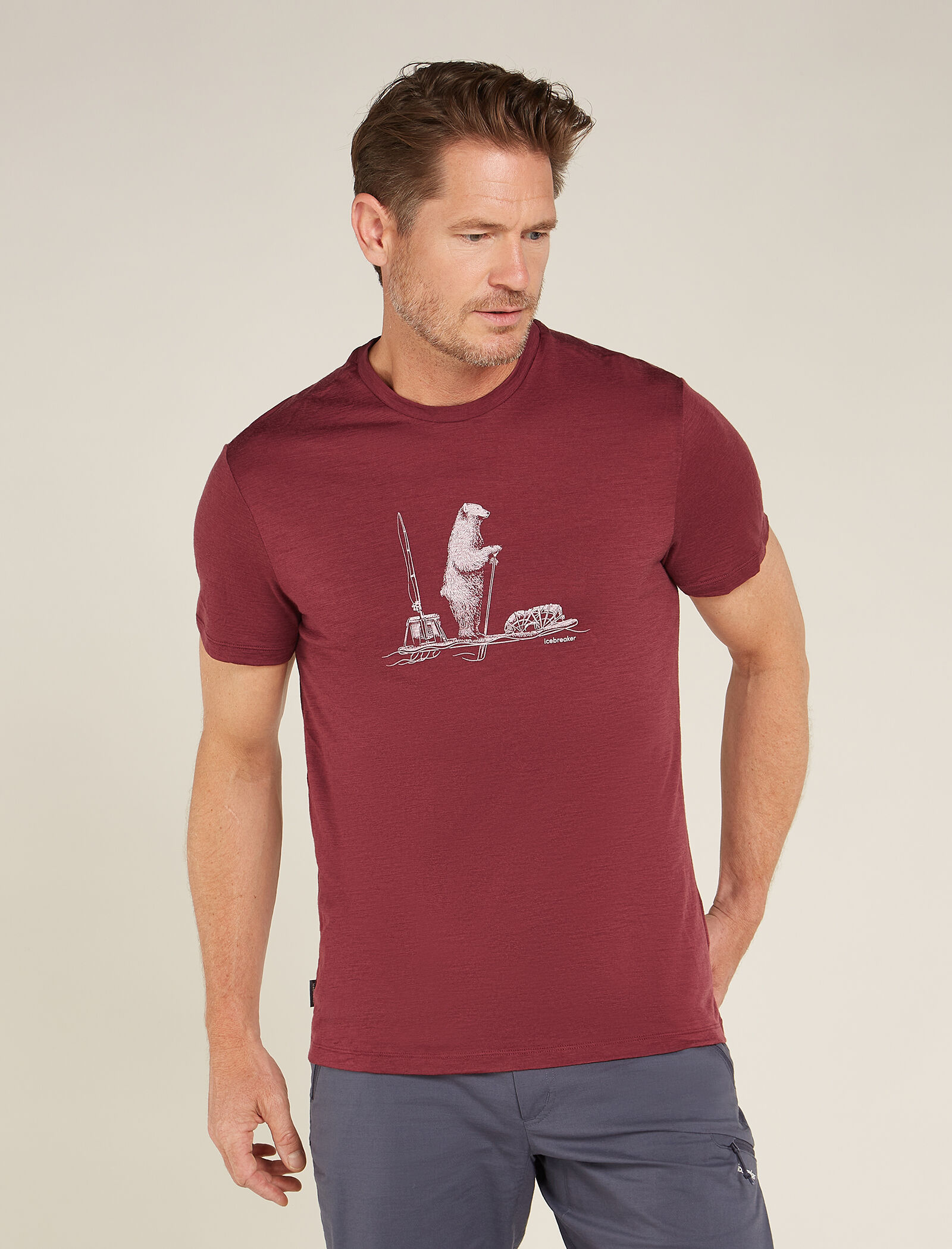 Men s Merino 150 Tech Lite Short Sleeve T Shirt Polar Paddle