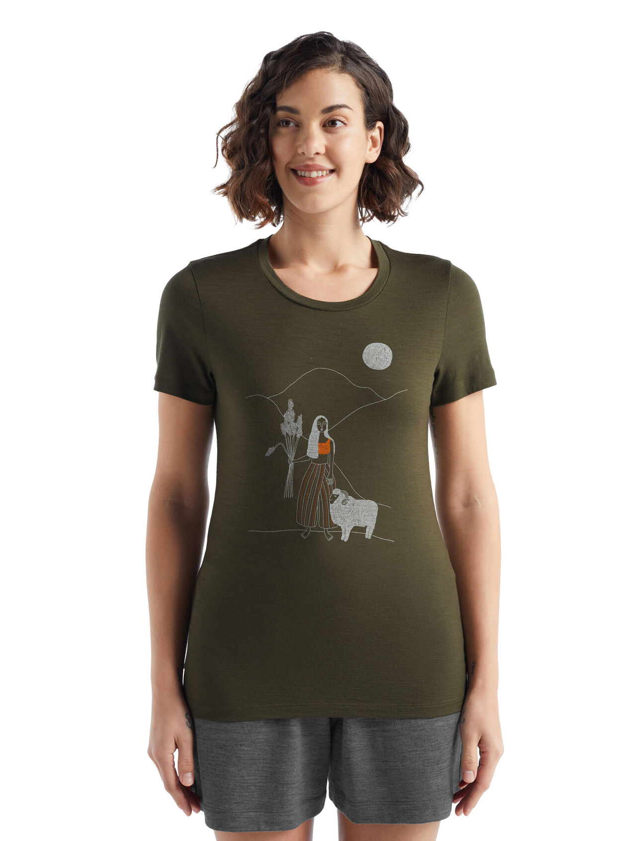 prik bar kjole Merino Tech Lite II T-Shirt The Ram Herder | icebreaker